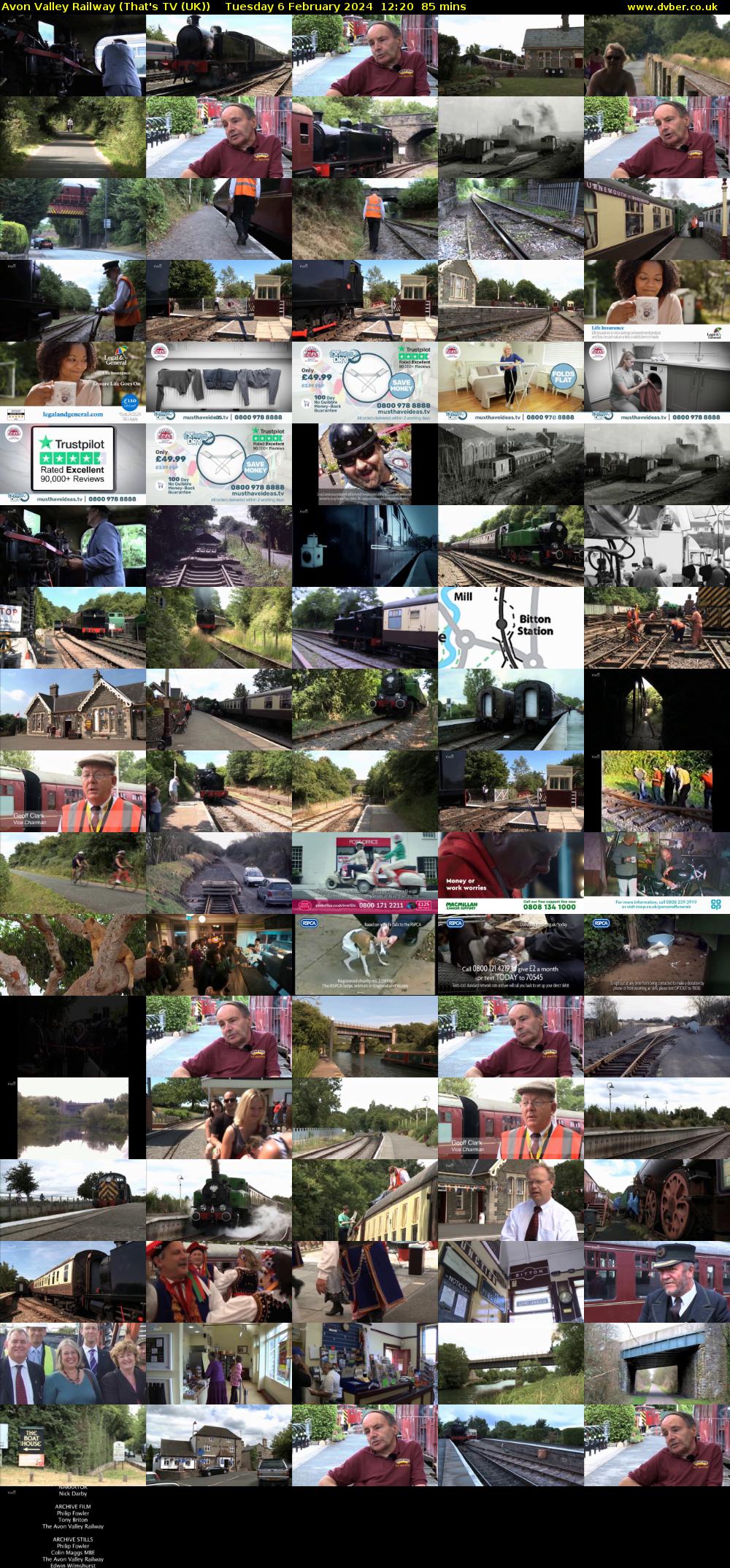 Avon Valley Railway (That's TV (UK)) Tuesday 6 February 2024 12:20 - 13:45