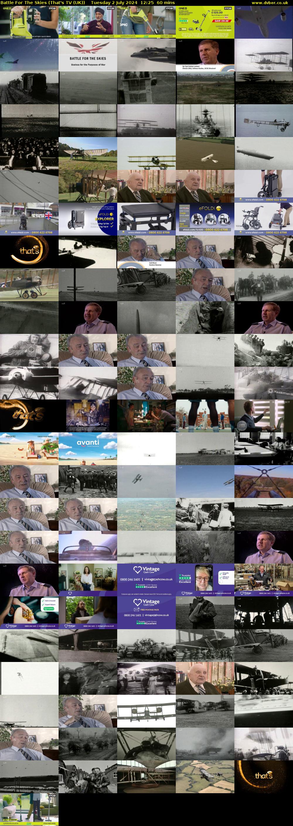 Battle For The Skies (That's TV (UK)) Tuesday 2 July 2024 12:25 - 13:25