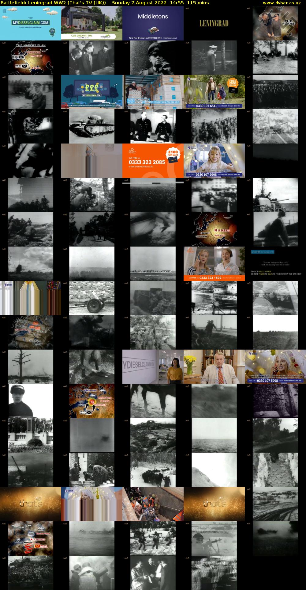 Battlefield: Leningrad WW2 (That's TV (UK)) Sunday 7 August 2022 14:55 - 16:50