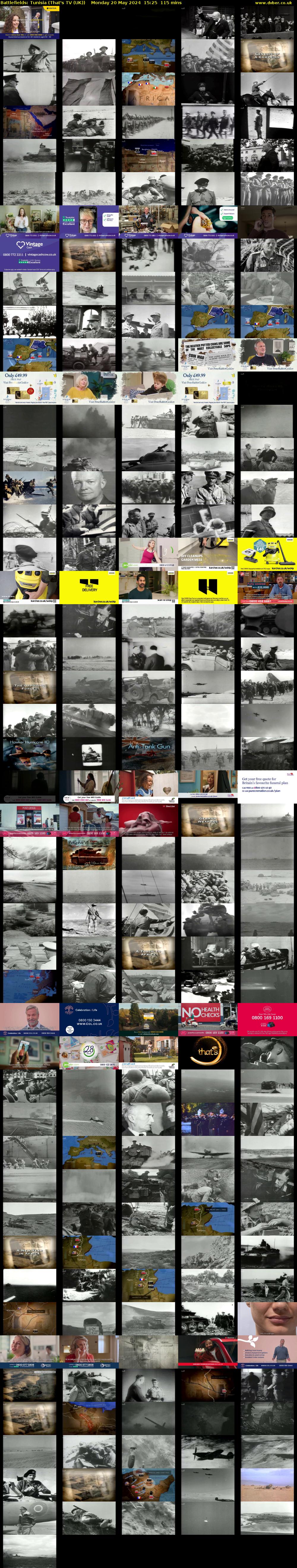 Battlefields: Tunisia (That's TV (UK)) Monday 20 May 2024 15:25 - 17:20