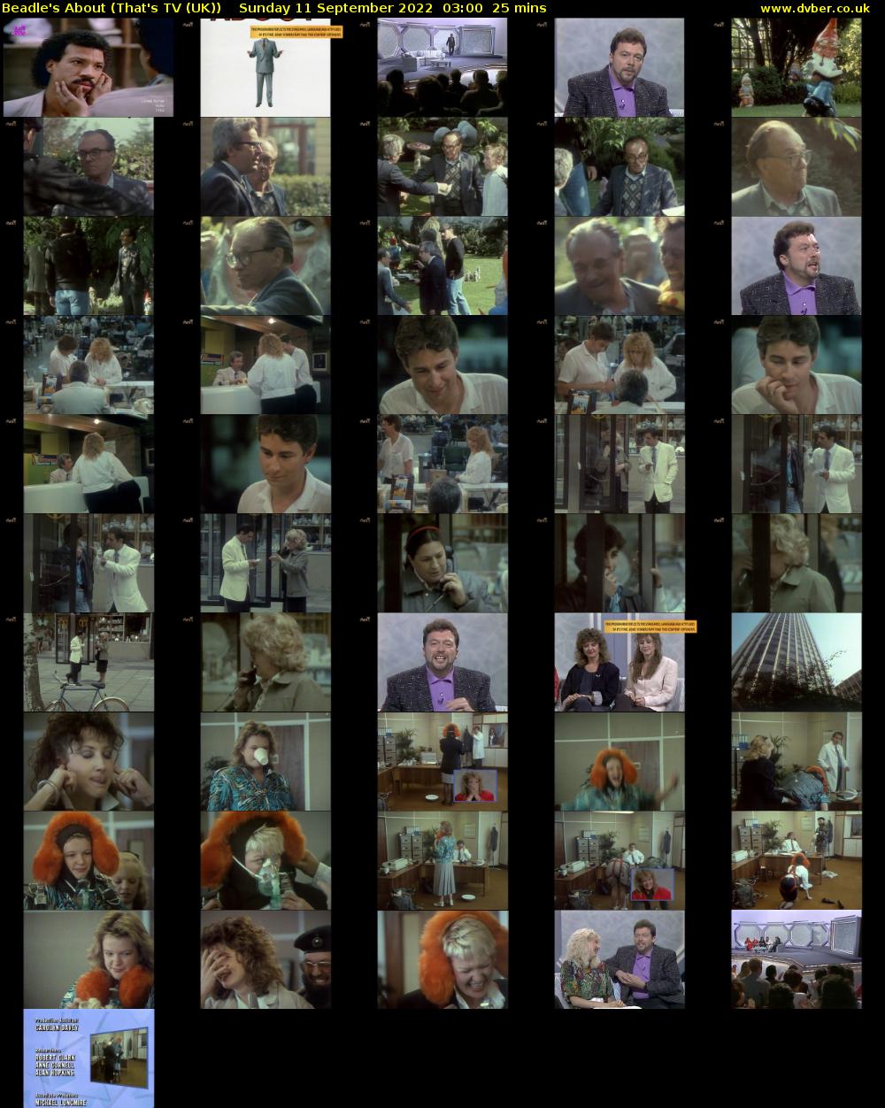 Beadle's About (That's TV (UK)) Sunday 11 September 2022 03:00 - 03:25