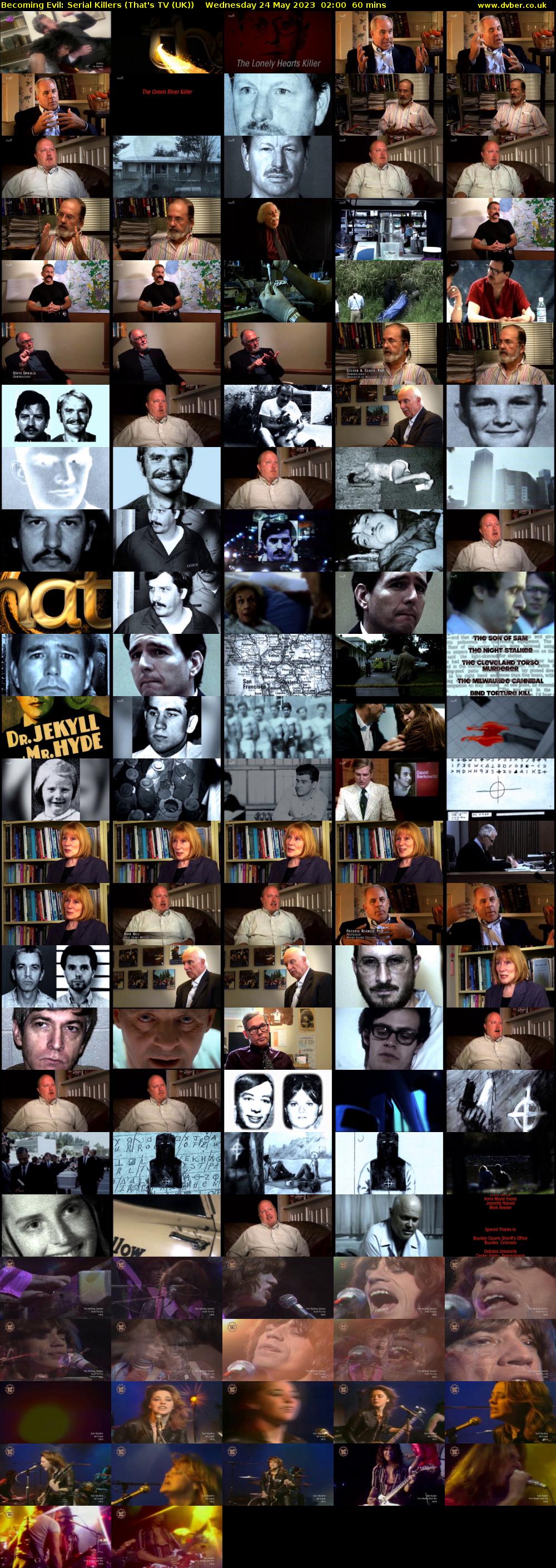Becoming Evil: Serial Killers (That's TV (UK)) Wednesday 24 May 2023 02:00 - 03:00