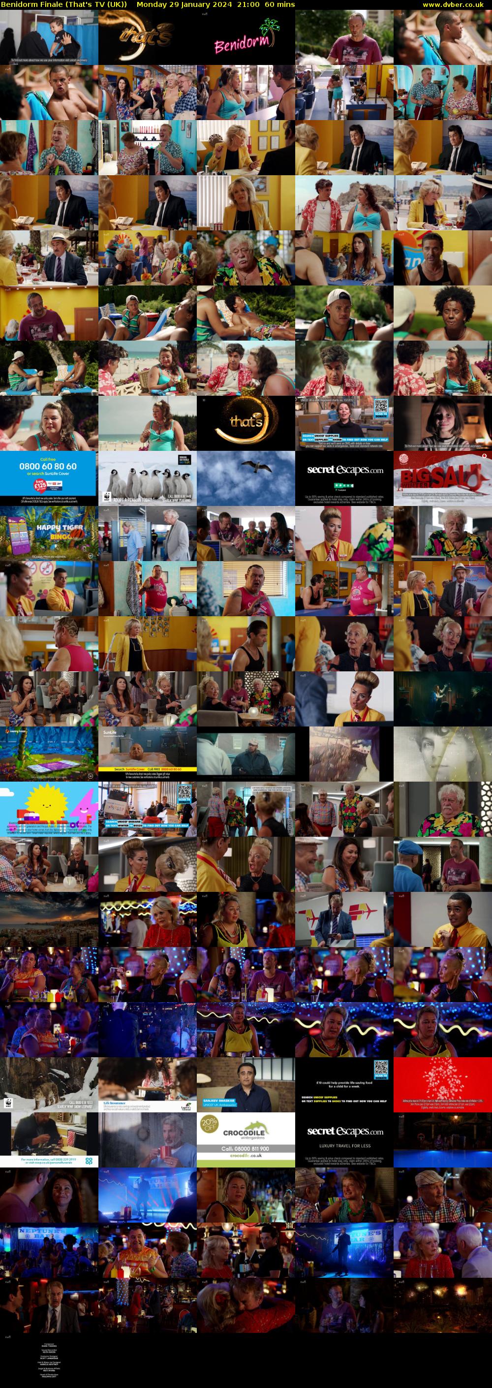 Benidorm Finale (That's TV (UK)) Monday 29 January 2024 21:00 - 22:00