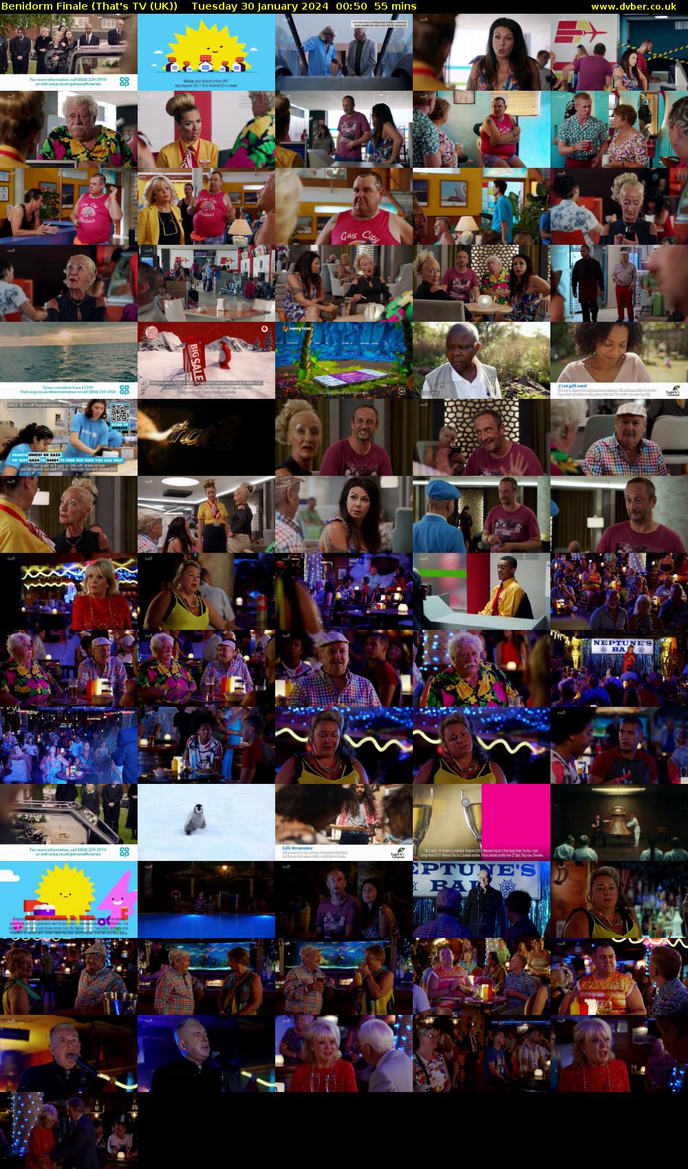 Benidorm Finale (That's TV (UK)) Tuesday 30 January 2024 00:50 - 01:45