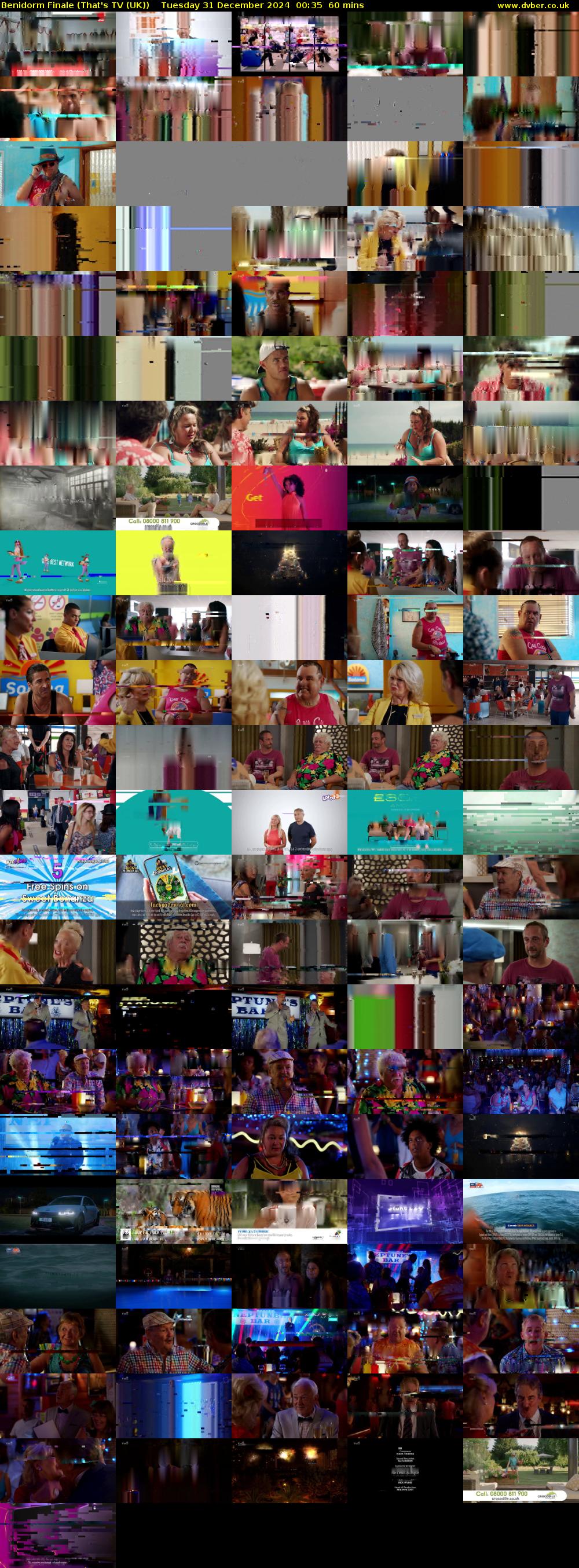 Benidorm Finale (That's TV (UK)) Tuesday 31 December 2024 00:35 - 01:35