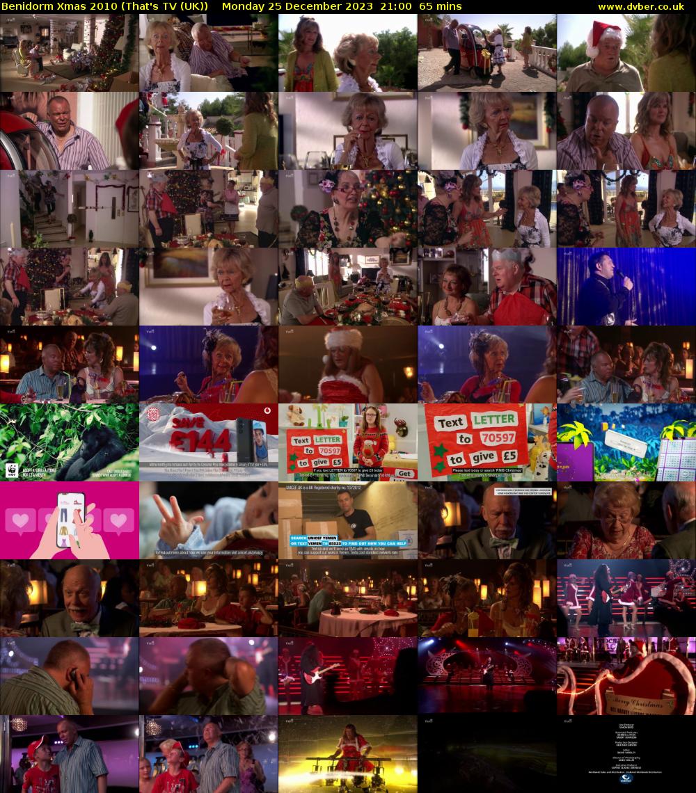 Benidorm Xmas 2010 (That's TV (UK)) Monday 25 December 2023 21:00 - 22:05