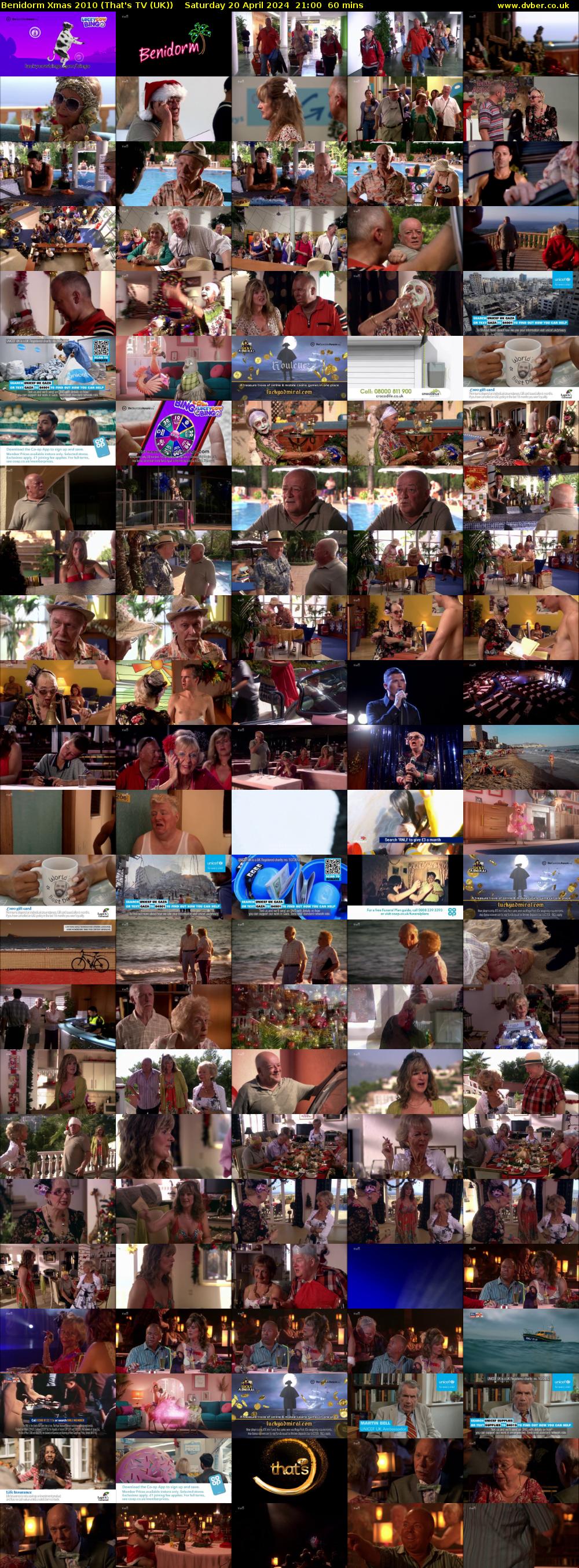 Benidorm Xmas 2010 (That's TV (UK)) Saturday 20 April 2024 21:00 - 22:00