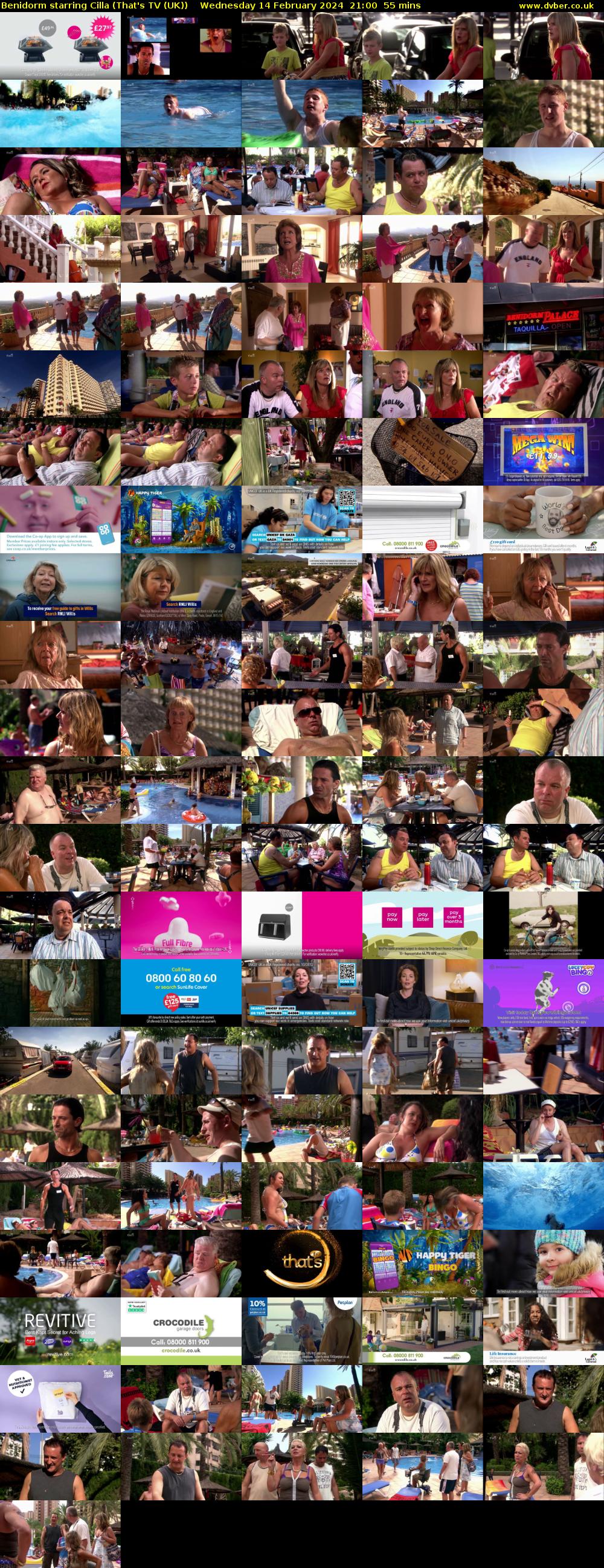Benidorm starring Cilla (That's TV (UK)) Wednesday 14 February 2024 21:00 - 21:55