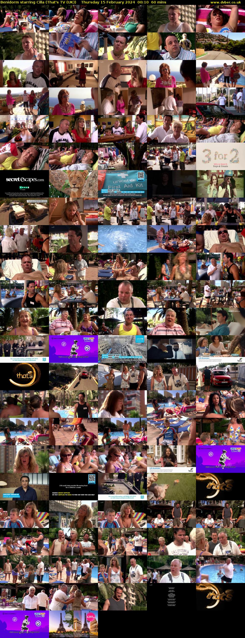 Benidorm starring Cilla (That's TV (UK)) Thursday 15 February 2024 00:10 - 01:10