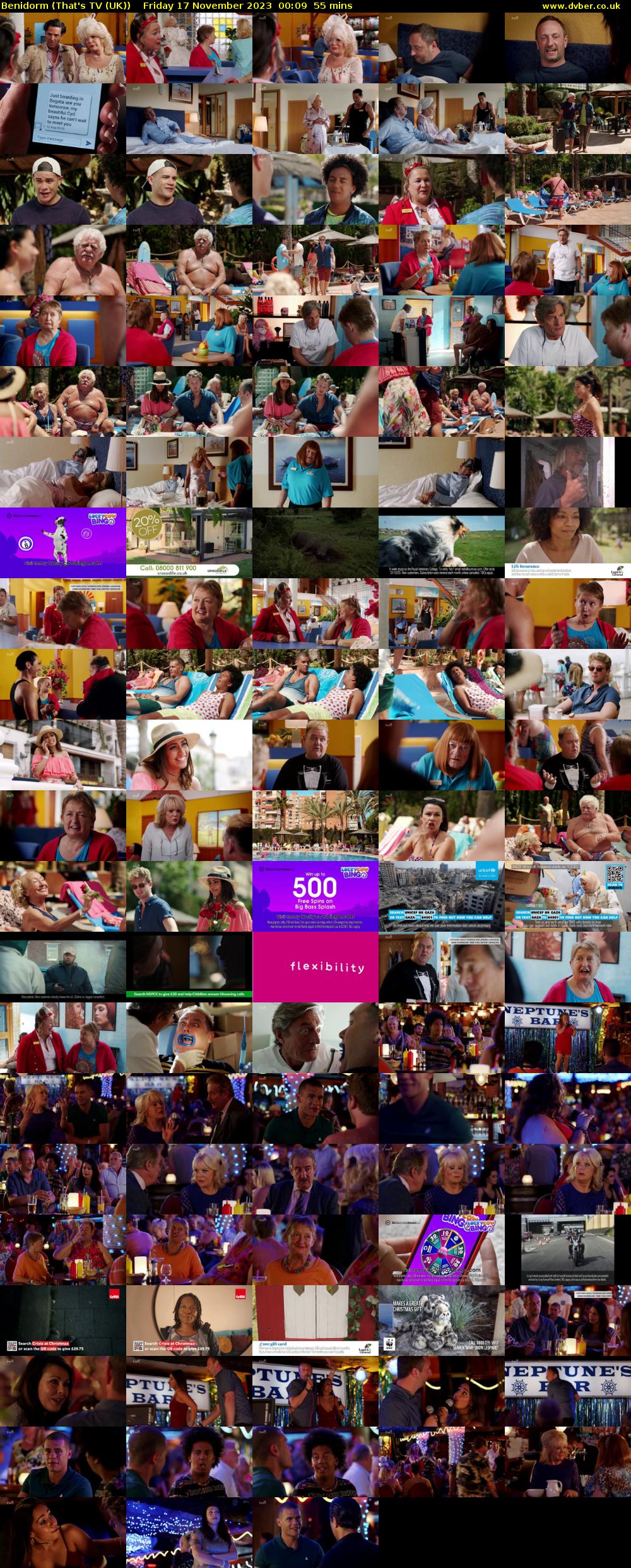 Benidorm (That's TV (UK)) Friday 17 November 2023 00:09 - 01:04