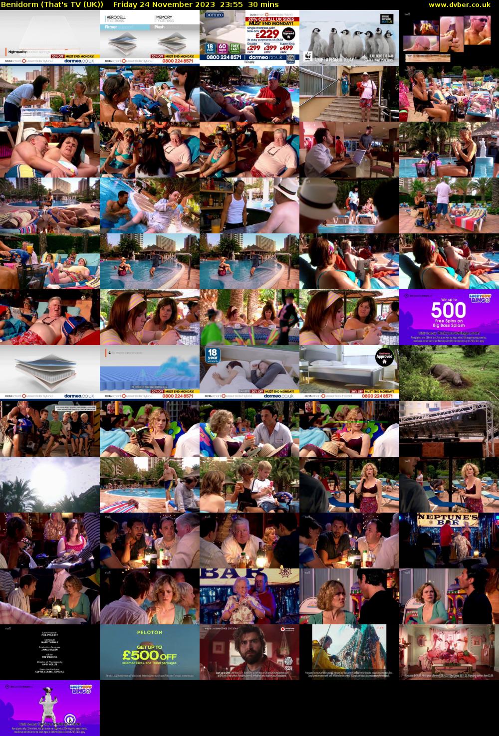 Benidorm (That's TV (UK)) Friday 24 November 2023 23:55 - 00:25