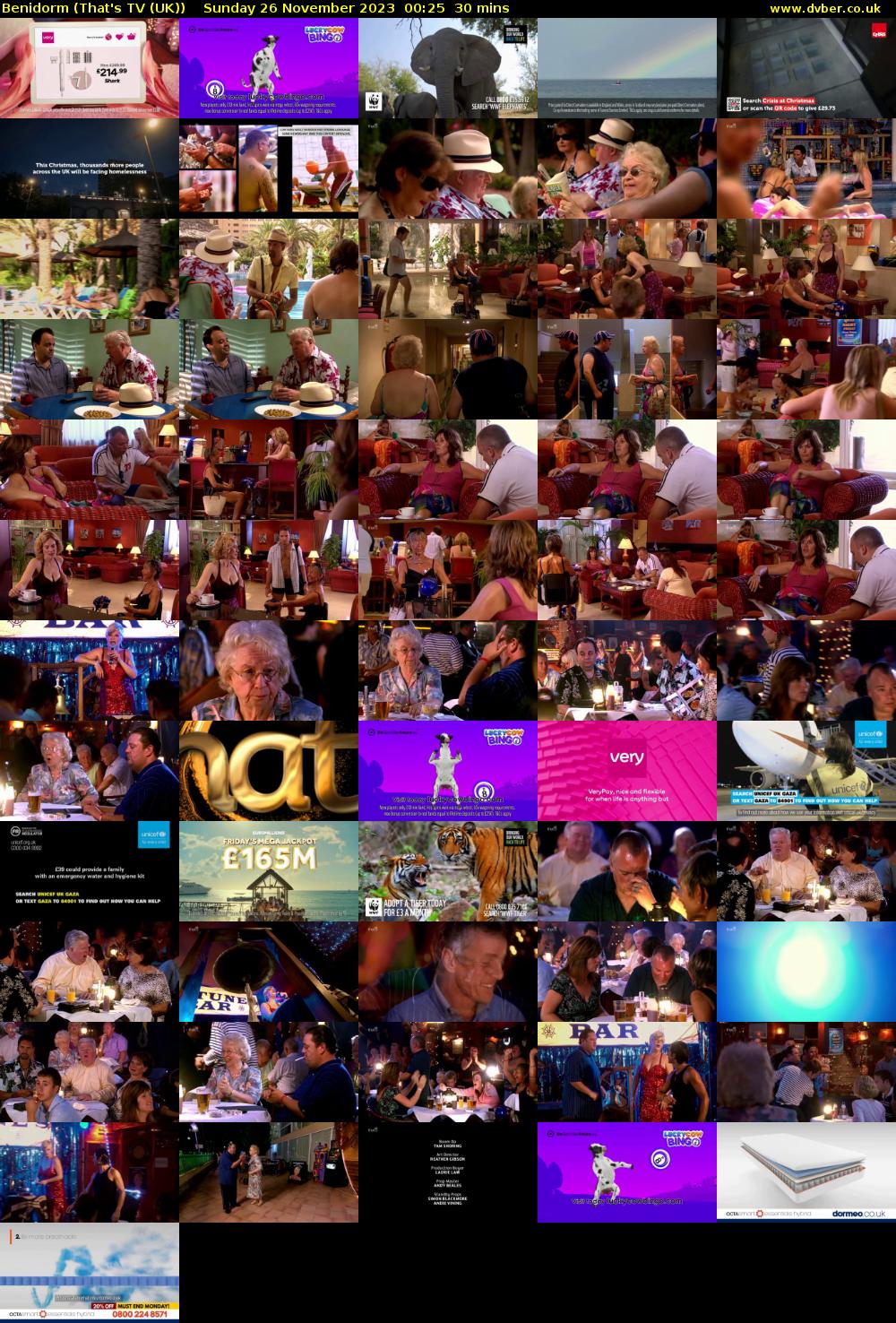 Benidorm (That's TV (UK)) Sunday 26 November 2023 00:25 - 00:55