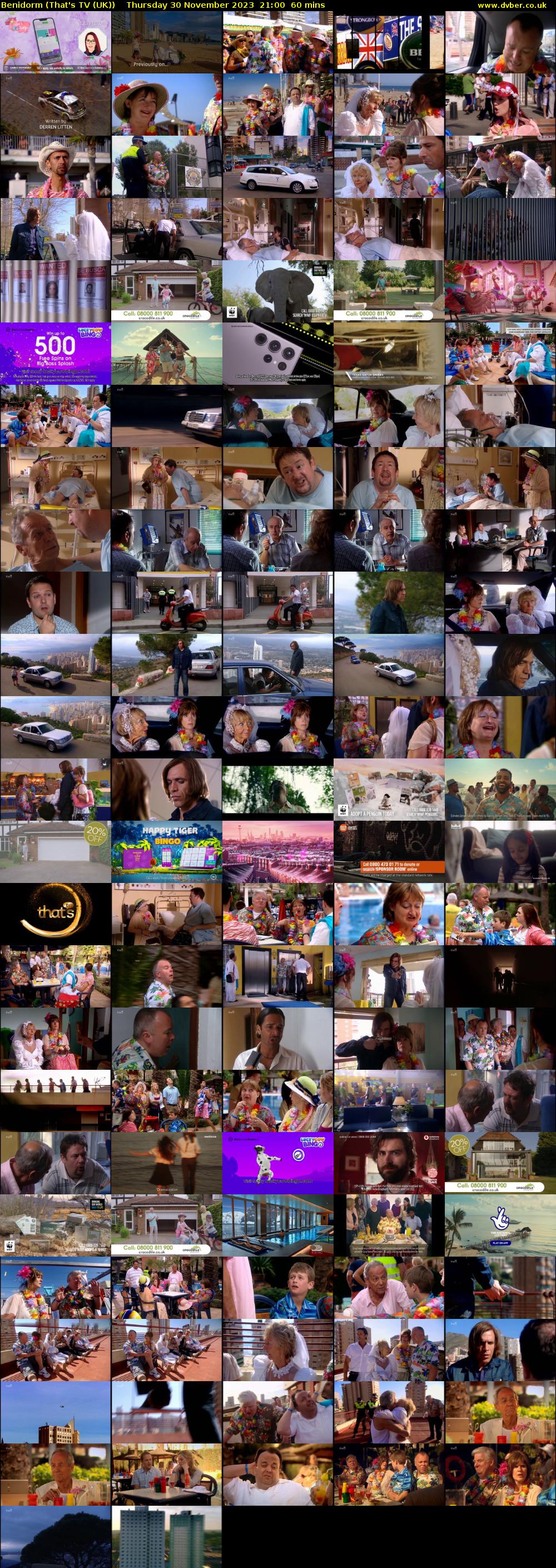 Benidorm (That's TV (UK)) Thursday 30 November 2023 21:00 - 22:00