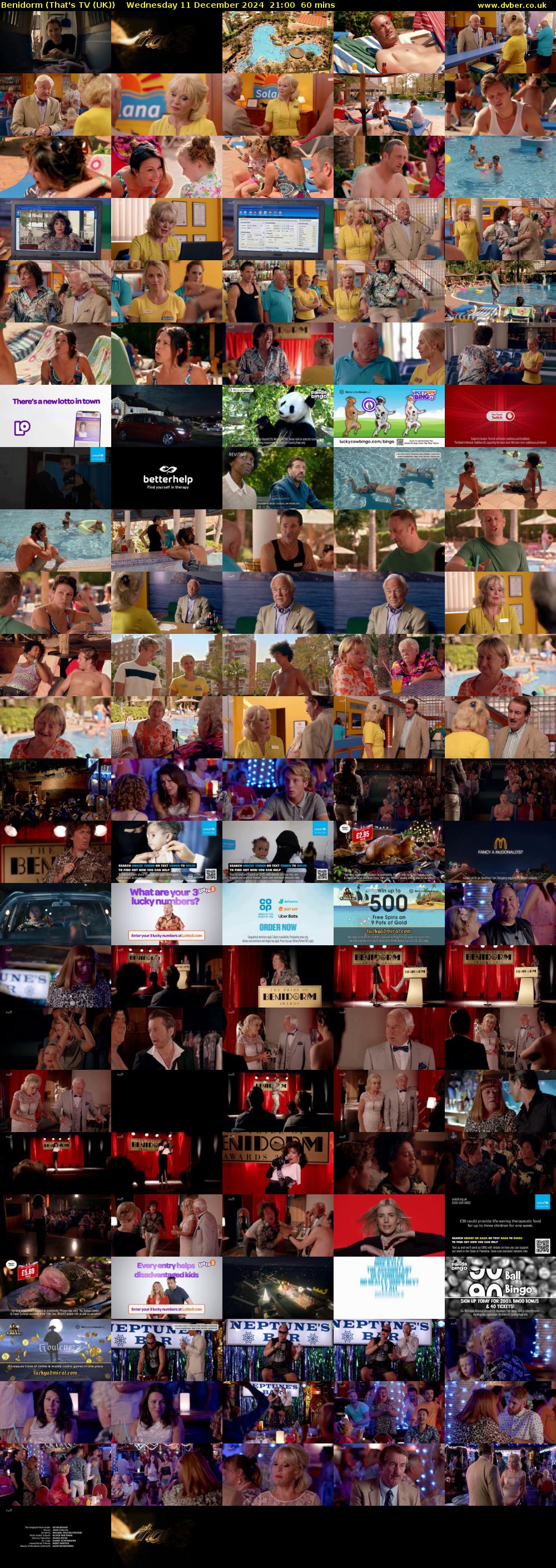 Benidorm (That's TV (UK)) Wednesday 11 December 2024 21:00 - 22:00