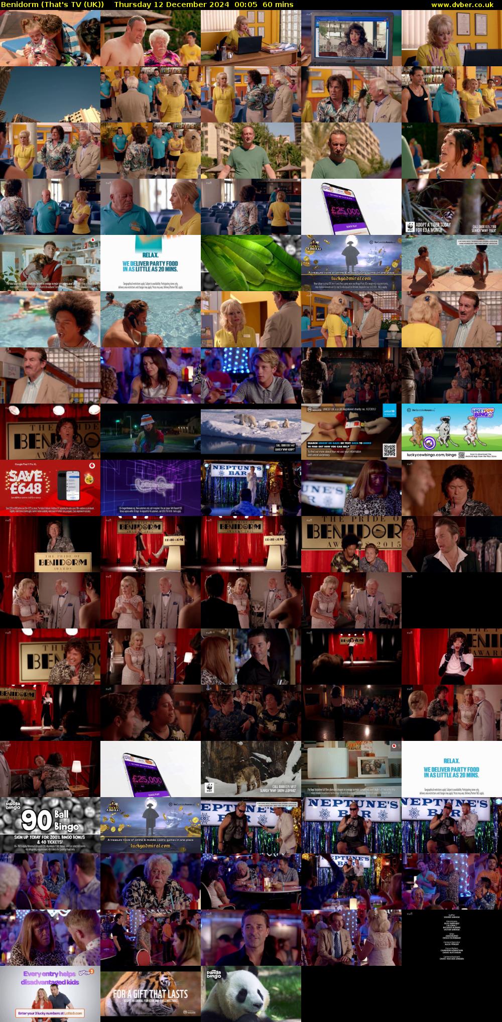 Benidorm (That's TV (UK)) Thursday 12 December 2024 00:05 - 01:05