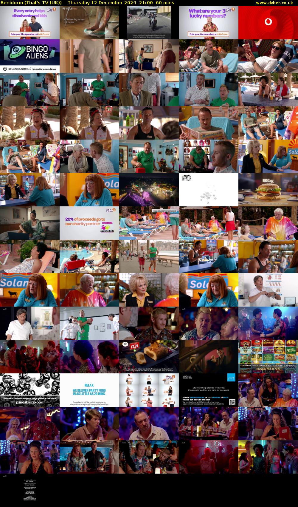 Benidorm (That's TV (UK)) Thursday 12 December 2024 21:00 - 22:00