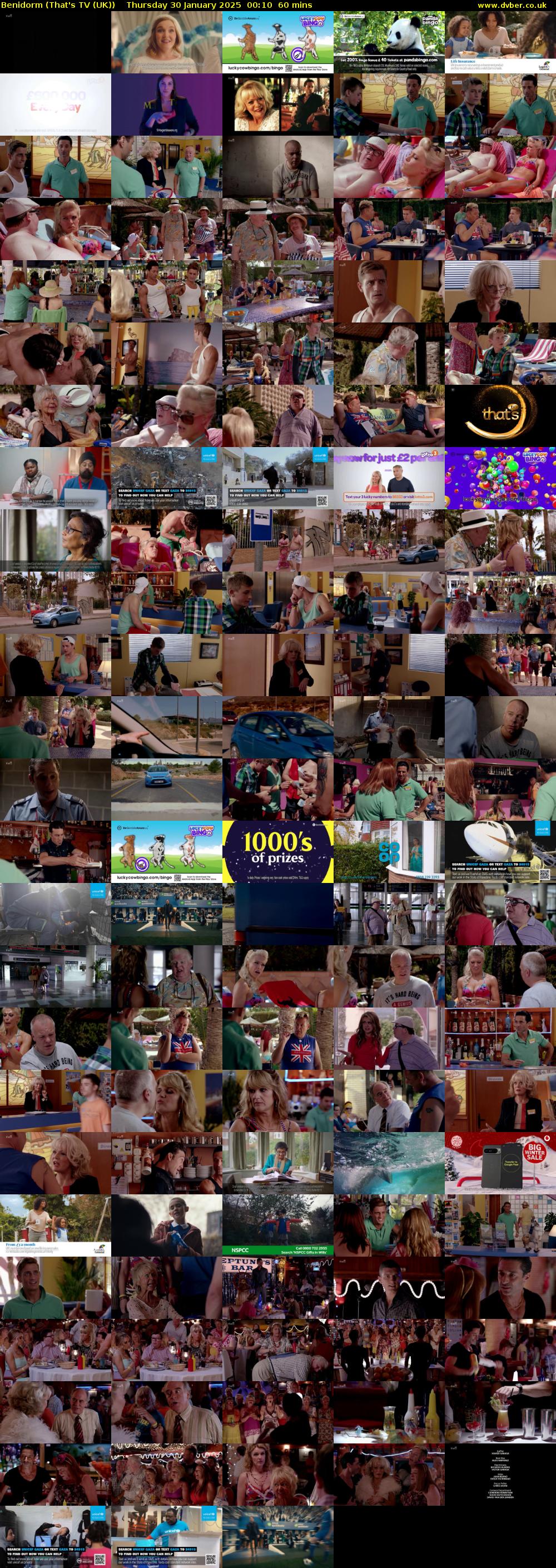 Benidorm (That's TV (UK)) Thursday 30 January 2025 00:10 - 01:10
