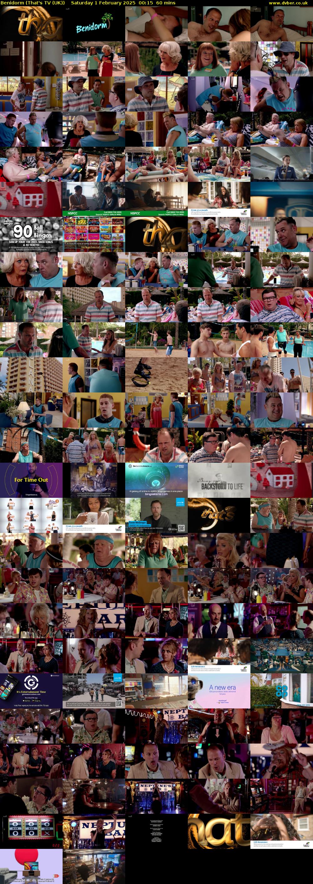 Benidorm (That's TV (UK)) Saturday 1 February 2025 00:15 - 01:15