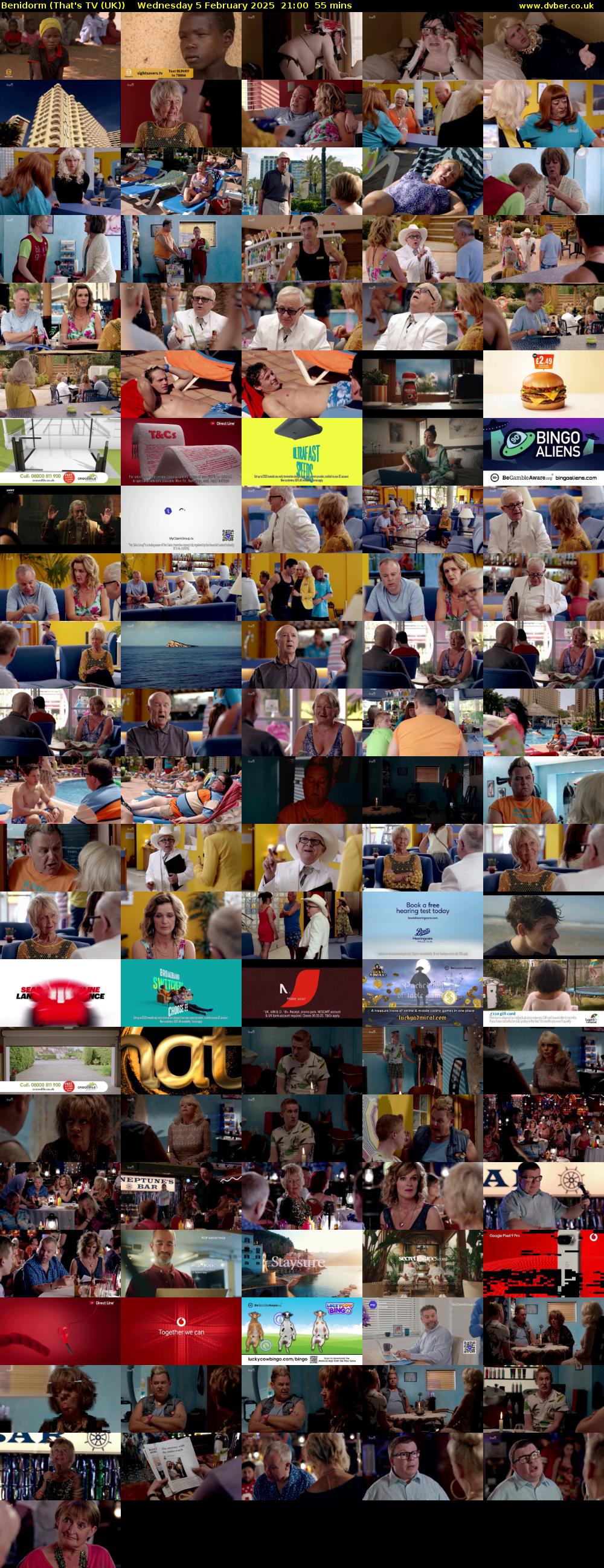 Benidorm (That's TV (UK)) Wednesday 5 February 2025 21:00 - 21:55