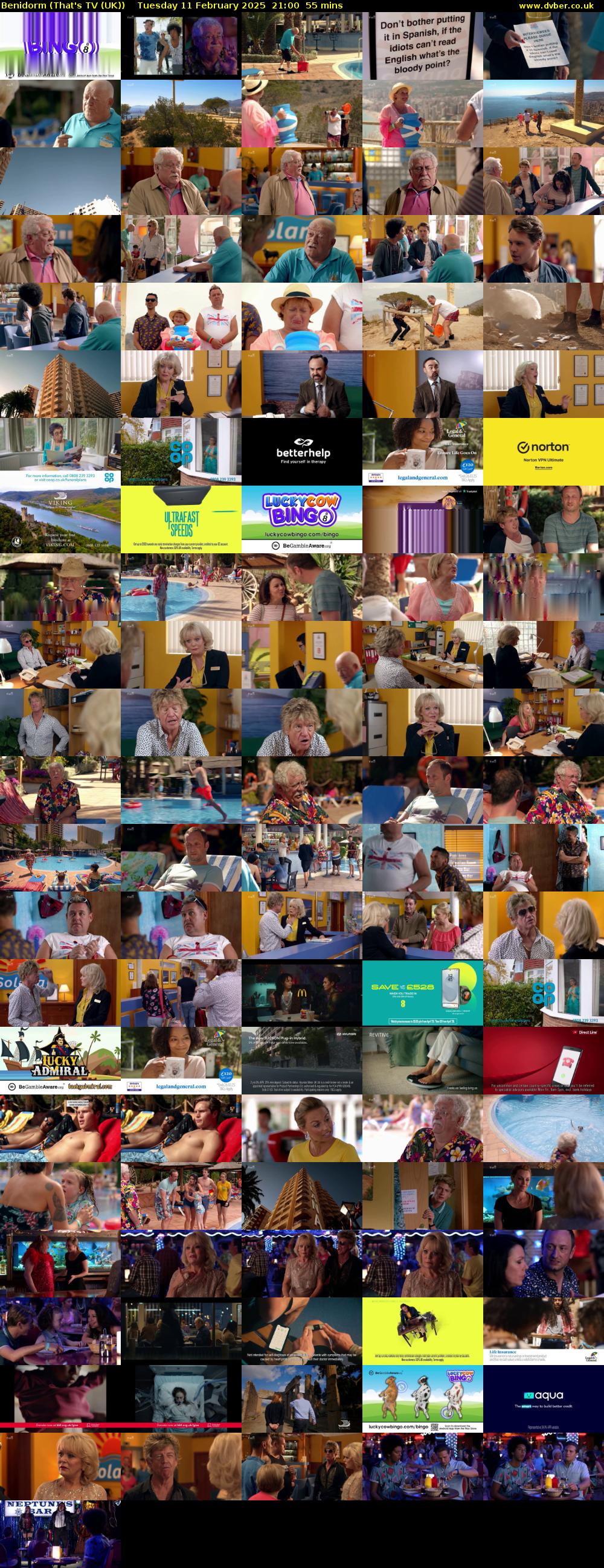 Benidorm (That's TV (UK)) Tuesday 11 February 2025 21:00 - 21:55