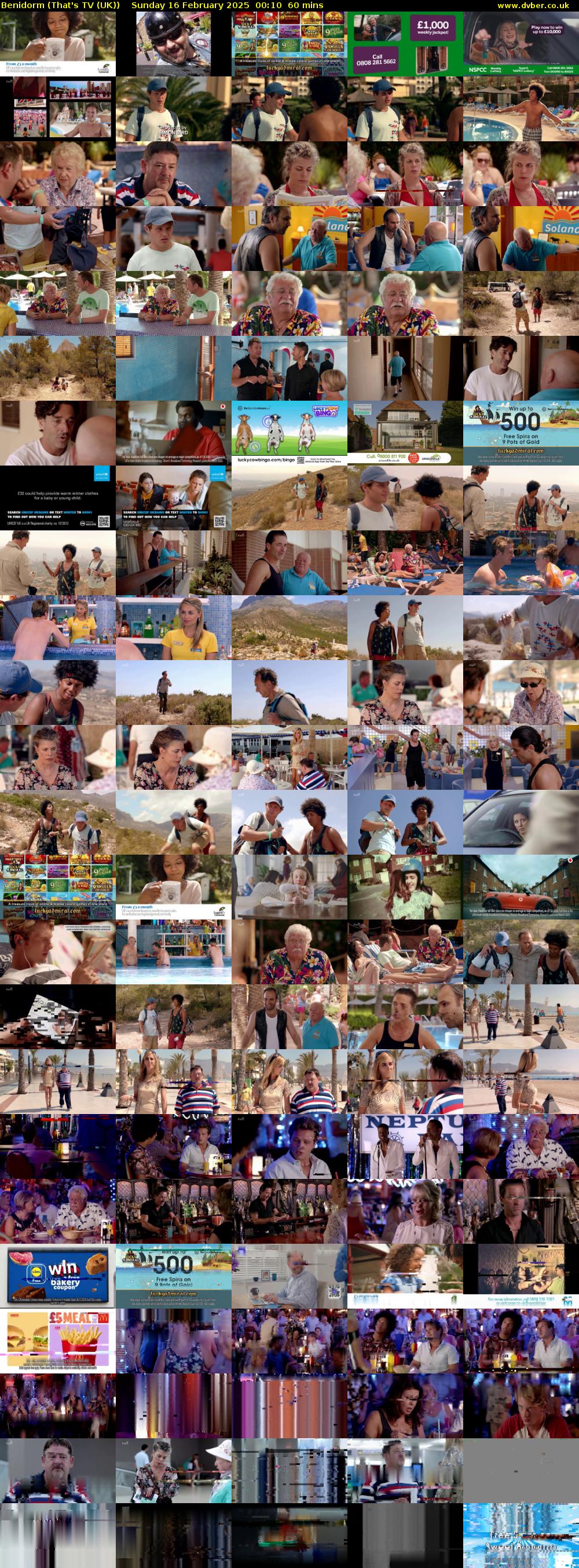 Benidorm (That's TV (UK)) Sunday 16 February 2025 00:10 - 01:10