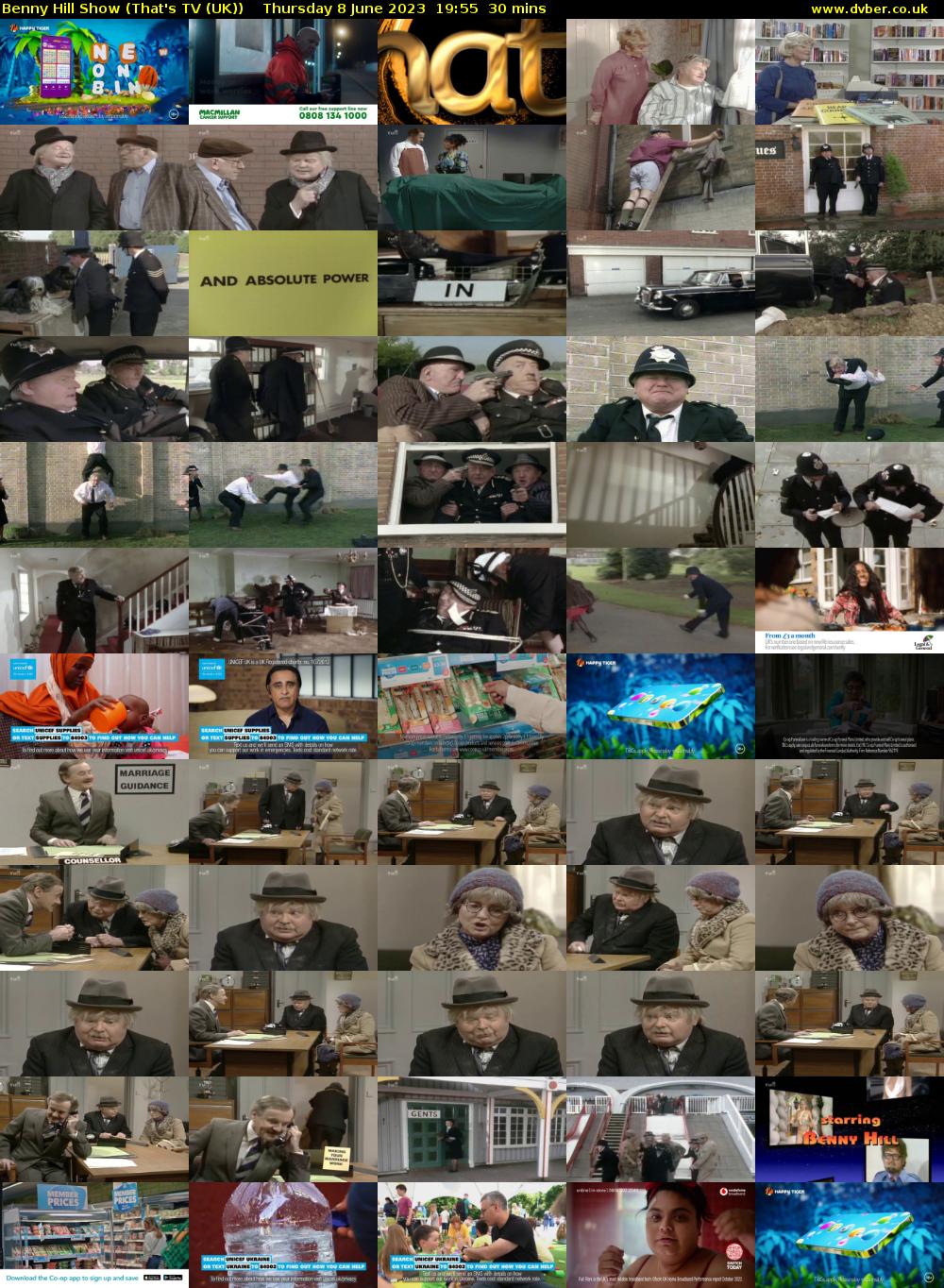 Benny Hill Show (That's TV (UK)) Thursday 8 June 2023 19:55 - 20:25