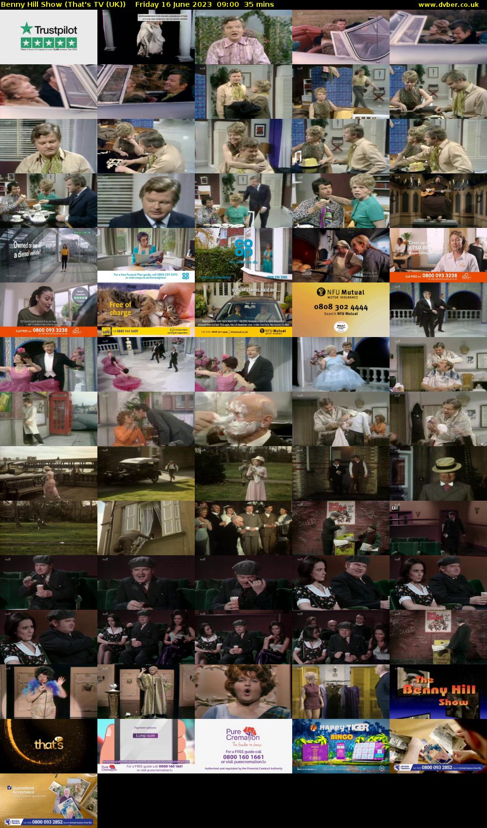 Benny Hill Show (That's TV (UK)) Friday 16 June 2023 09:00 - 09:35