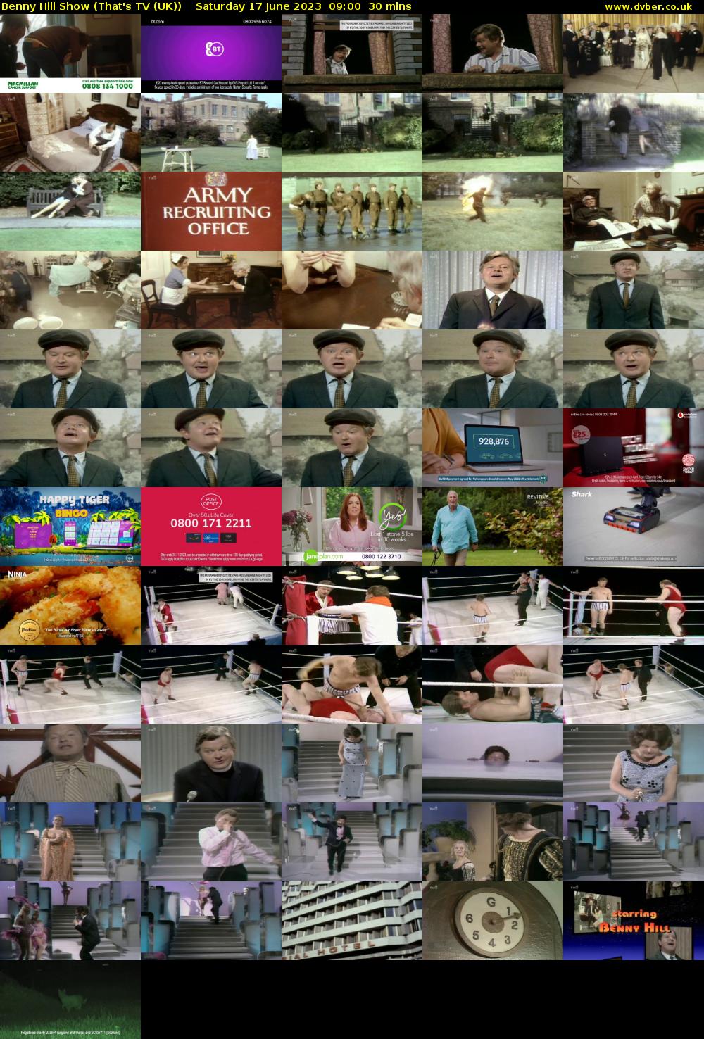 Benny Hill Show (That's TV (UK)) Saturday 17 June 2023 09:00 - 09:30