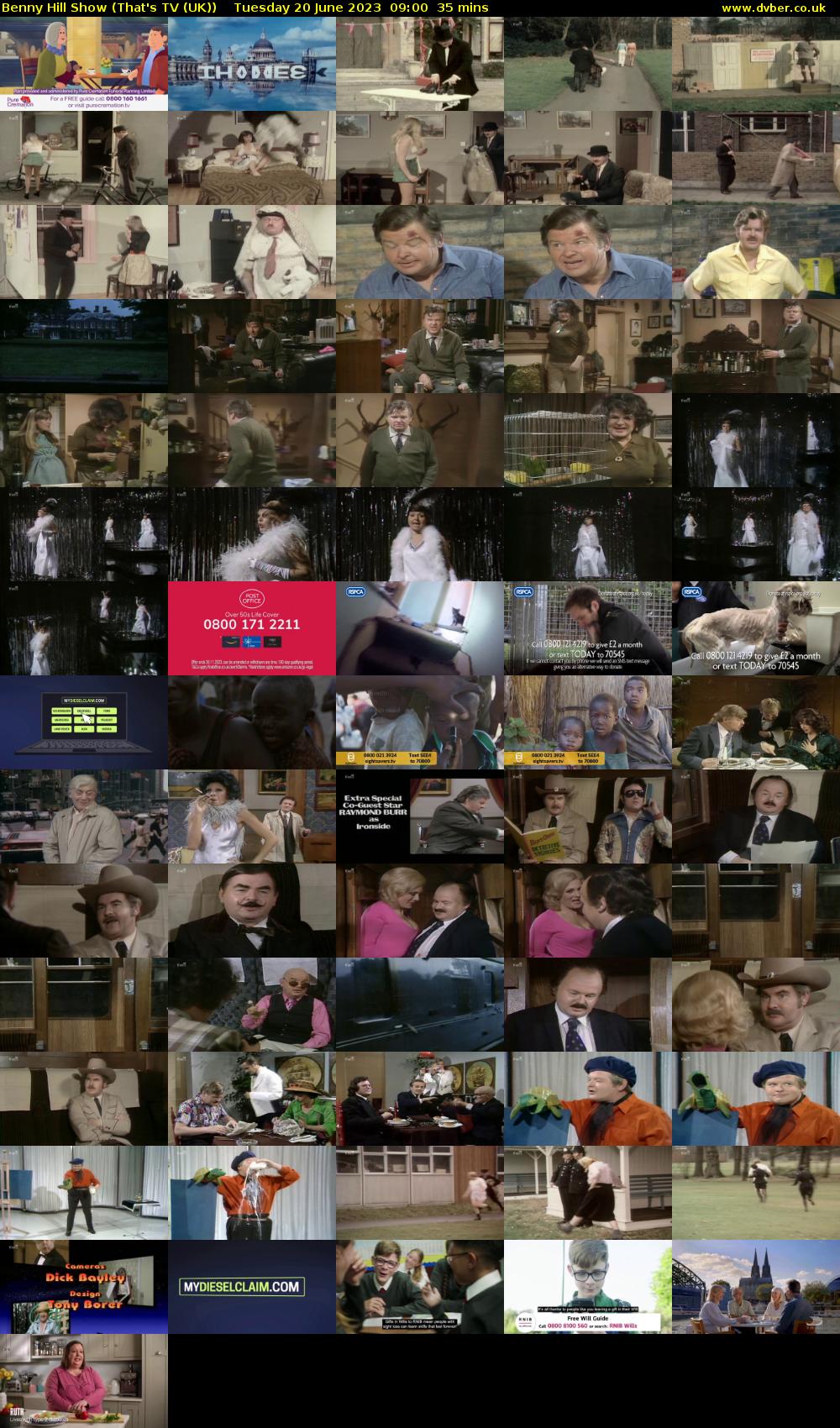 Benny Hill Show (That's TV (UK)) Tuesday 20 June 2023 09:00 - 09:35