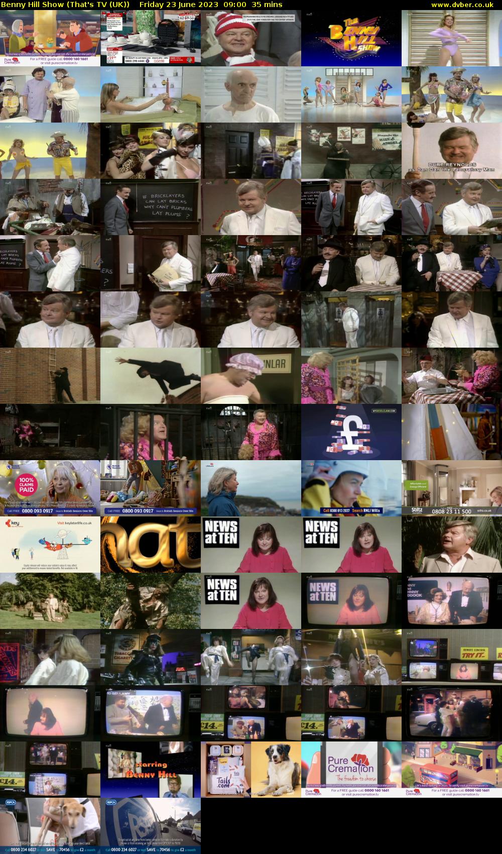 Benny Hill Show (That's TV (UK)) Friday 23 June 2023 09:00 - 09:35