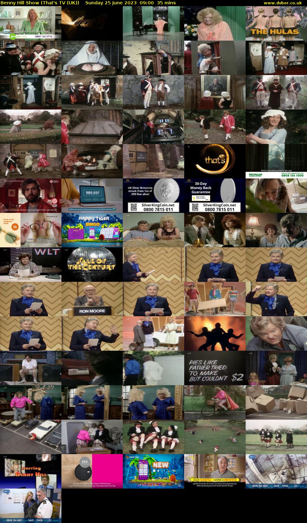 Benny Hill Show (That's TV (UK)) Sunday 25 June 2023 09:00 - 09:35