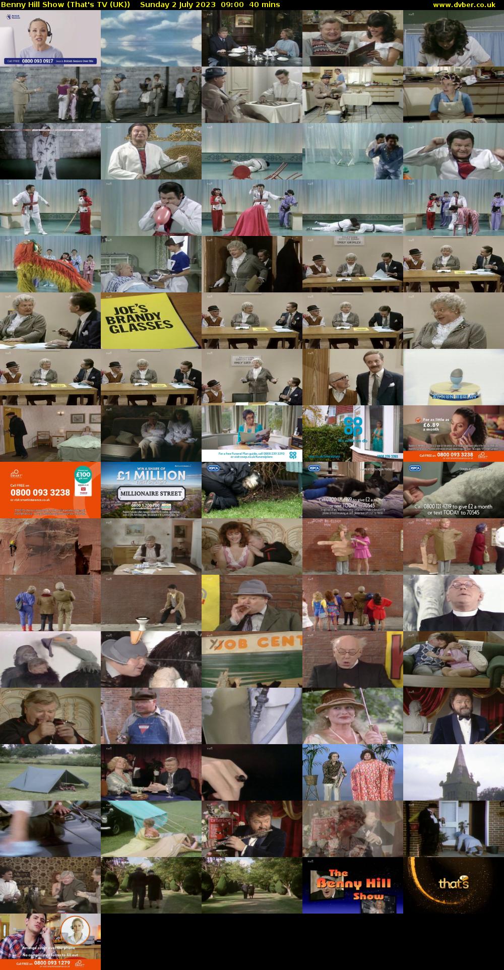 Benny Hill Show (That's TV (UK)) Sunday 2 July 2023 09:00 - 09:40