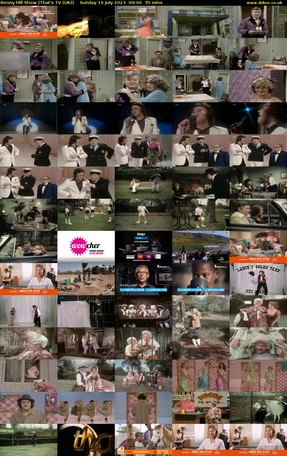 Benny Hill Show (That's TV (UK)) Sunday 16 July 2023 09:00 - 09:35