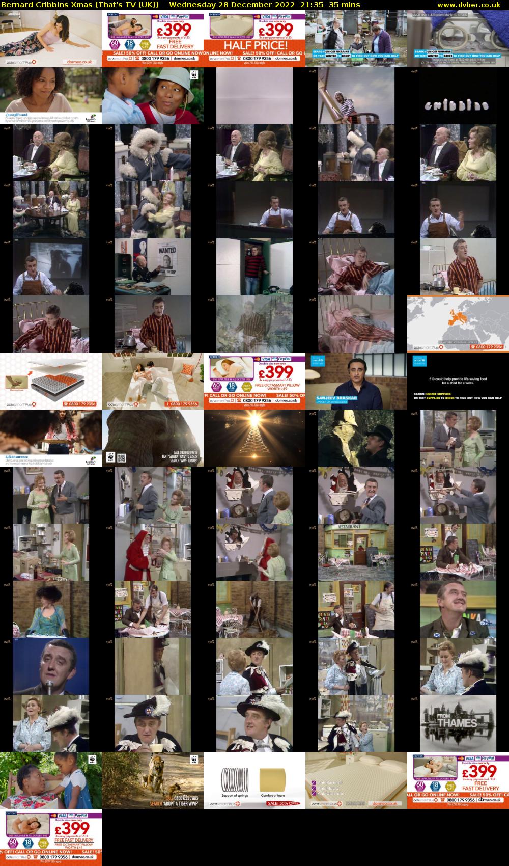 Bernard Cribbins Xmas (That's TV (UK)) Wednesday 28 December 2022 21:35 - 22:10
