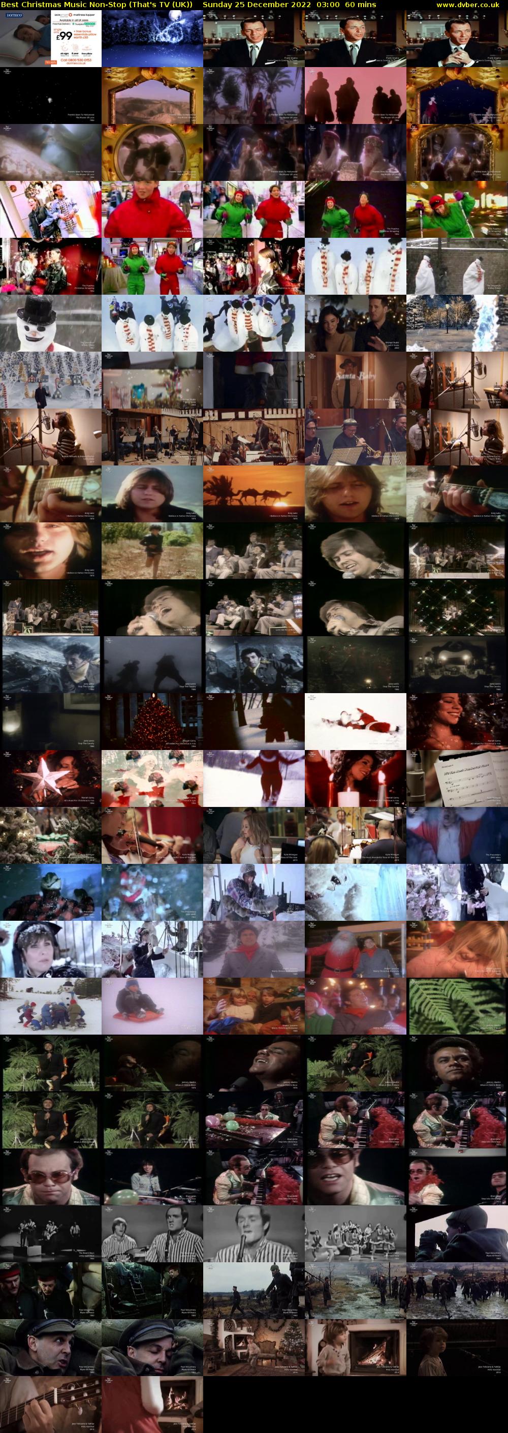 Best Christmas Music Non-Stop (That's TV (UK)) Sunday 25 December 2022 03:00 - 04:00