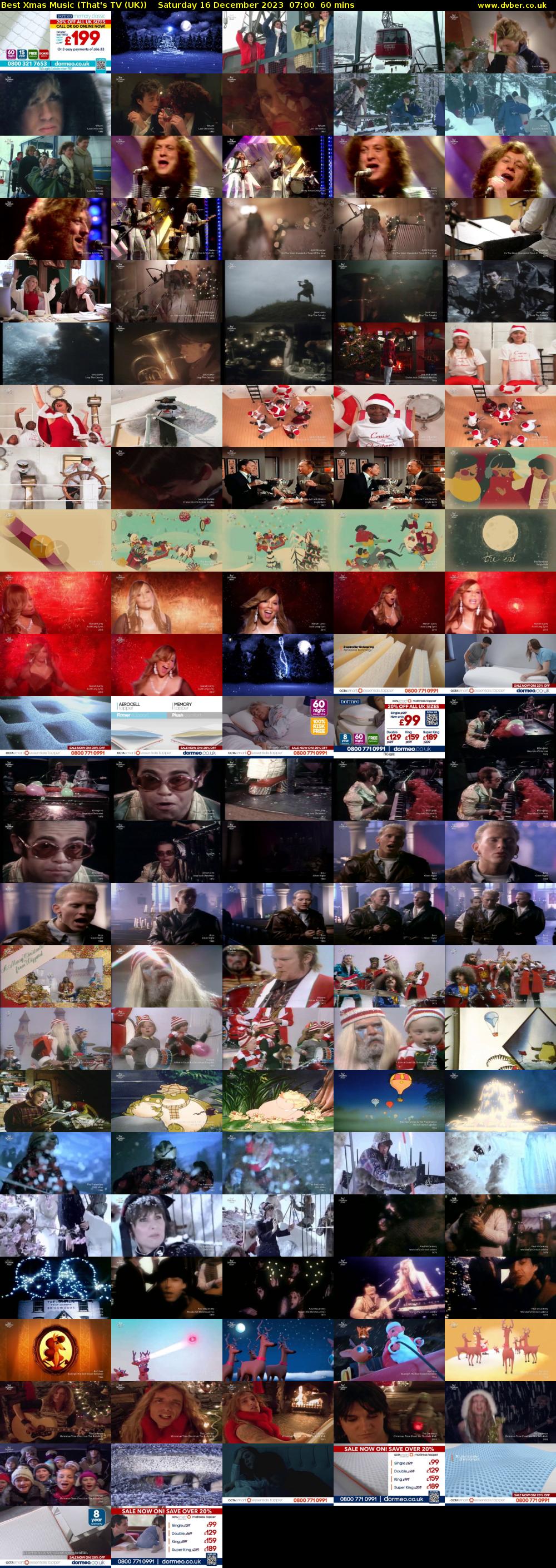 Best Xmas Music (That's TV (UK)) Saturday 16 December 2023 07:00 - 08:00