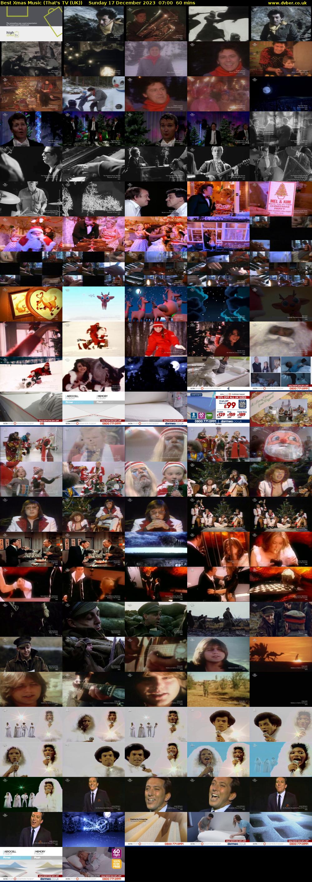 Best Xmas Music (That's TV (UK)) Sunday 17 December 2023 07:00 - 08:00