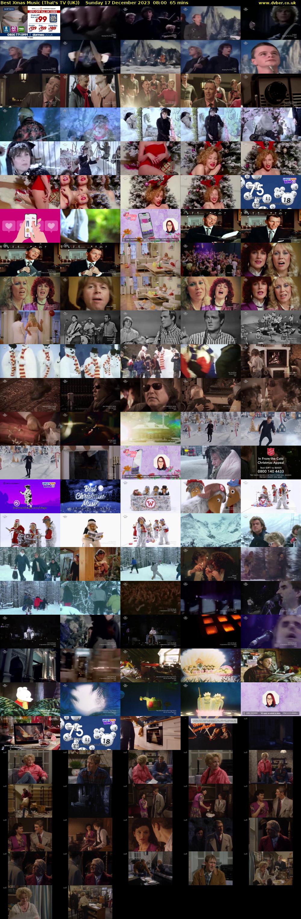 Best Xmas Music (That's TV (UK)) Sunday 17 December 2023 08:00 - 09:05