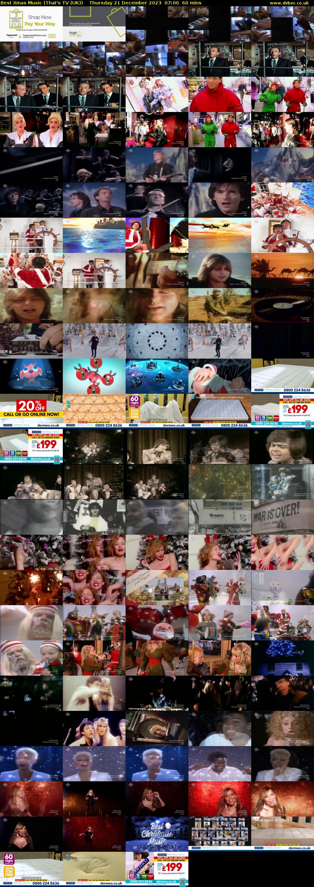 Best Xmas Music (That's TV (UK)) Thursday 21 December 2023 07:00 - 08:00