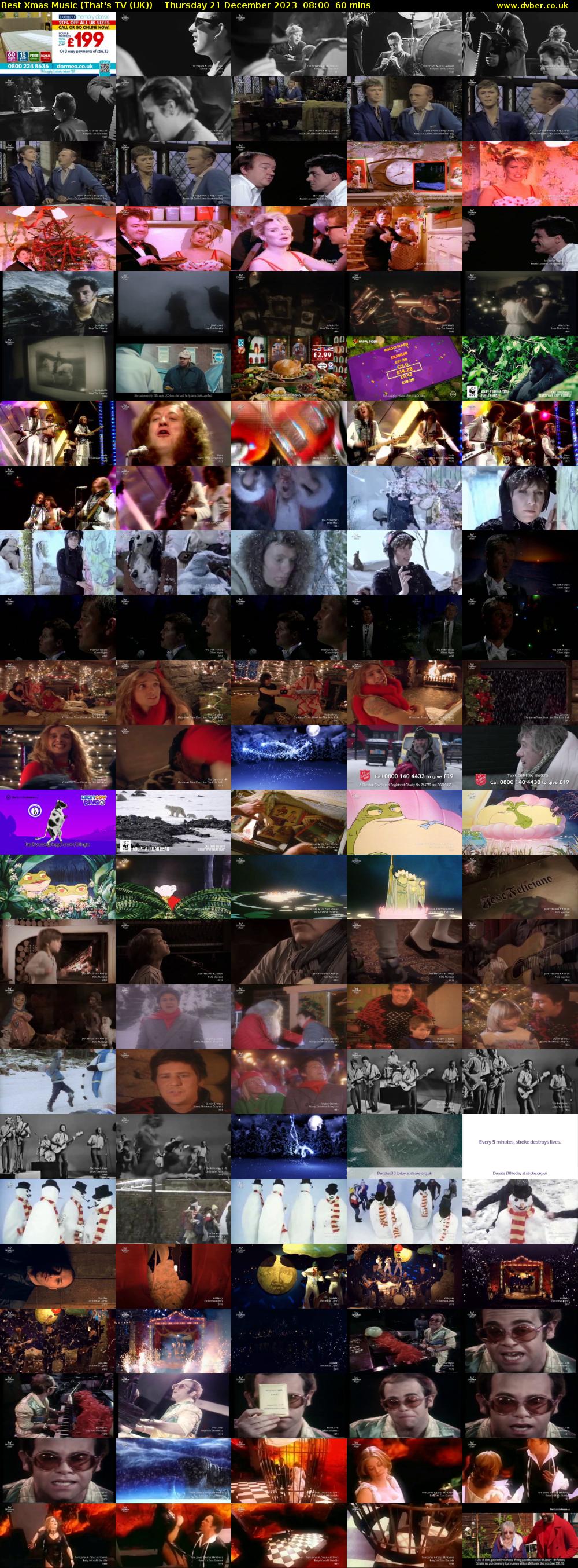 Best Xmas Music (That's TV (UK)) Thursday 21 December 2023 08:00 - 09:00