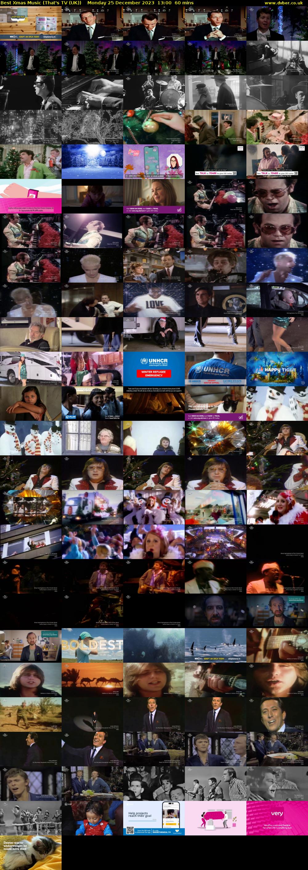 Best Xmas Music (That's TV (UK)) Monday 25 December 2023 13:00 - 14:00
