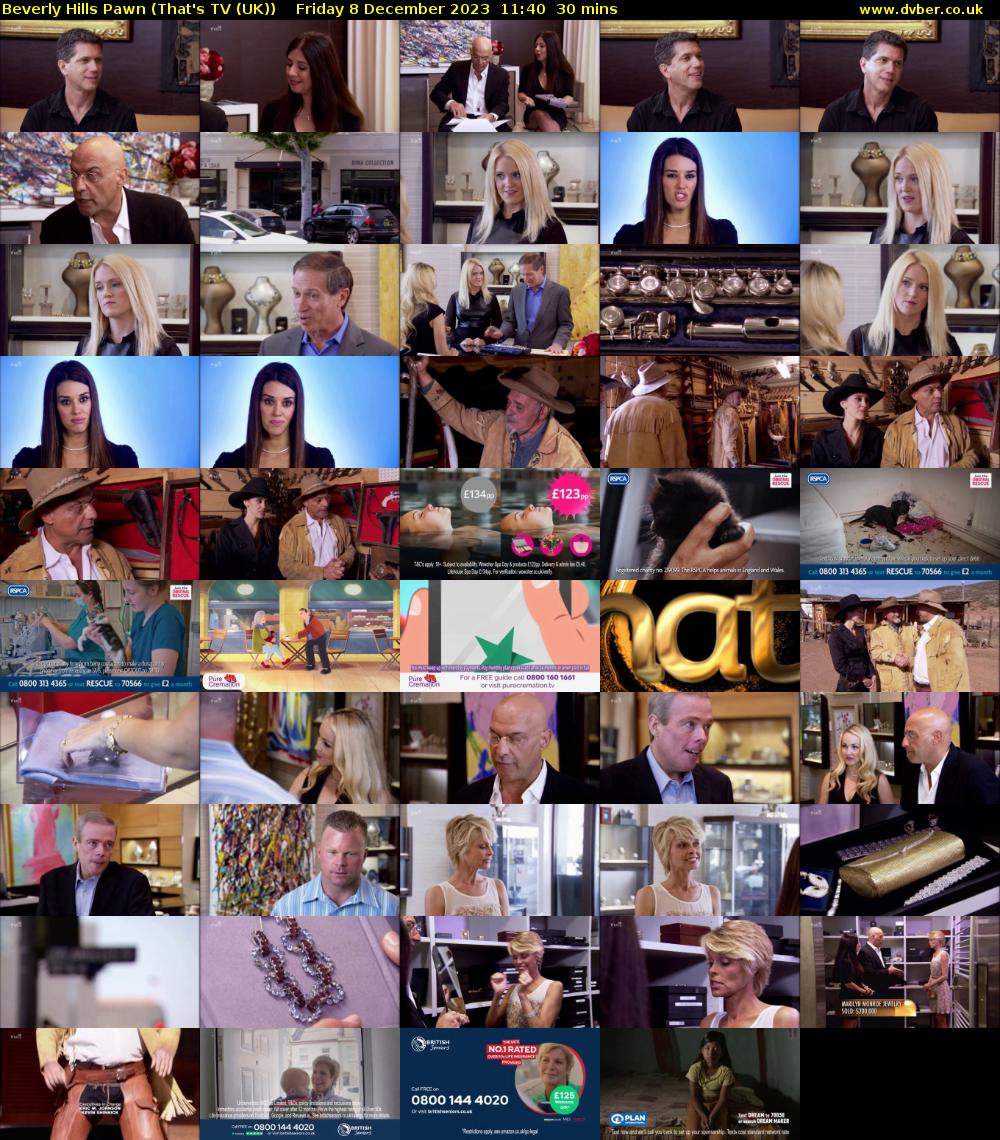 Beverly Hills Pawn (That's TV (UK)) Friday 8 December 2023 11:40 - 12:10
