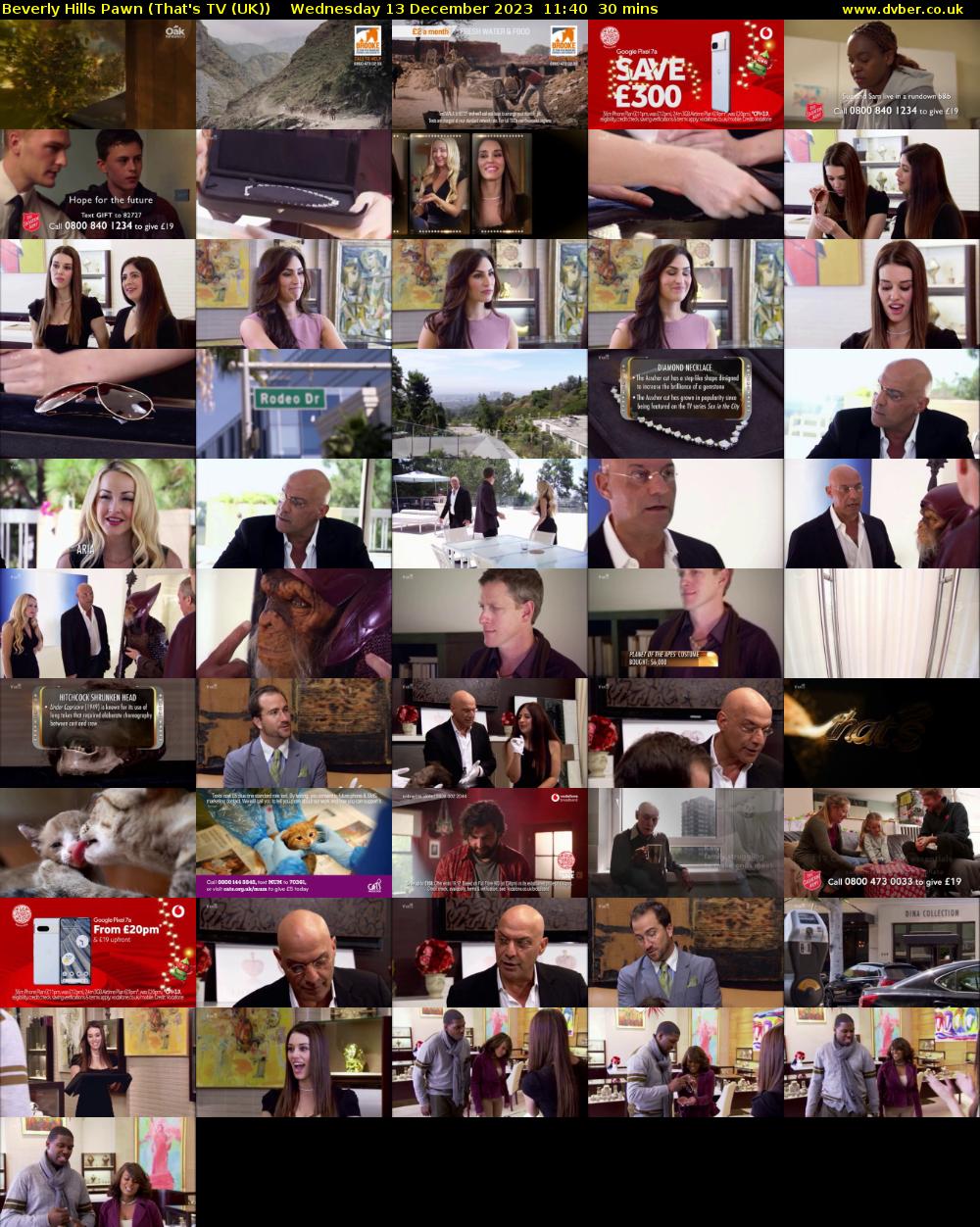 Beverly Hills Pawn (That's TV (UK)) Wednesday 13 December 2023 11:40 - 12:10