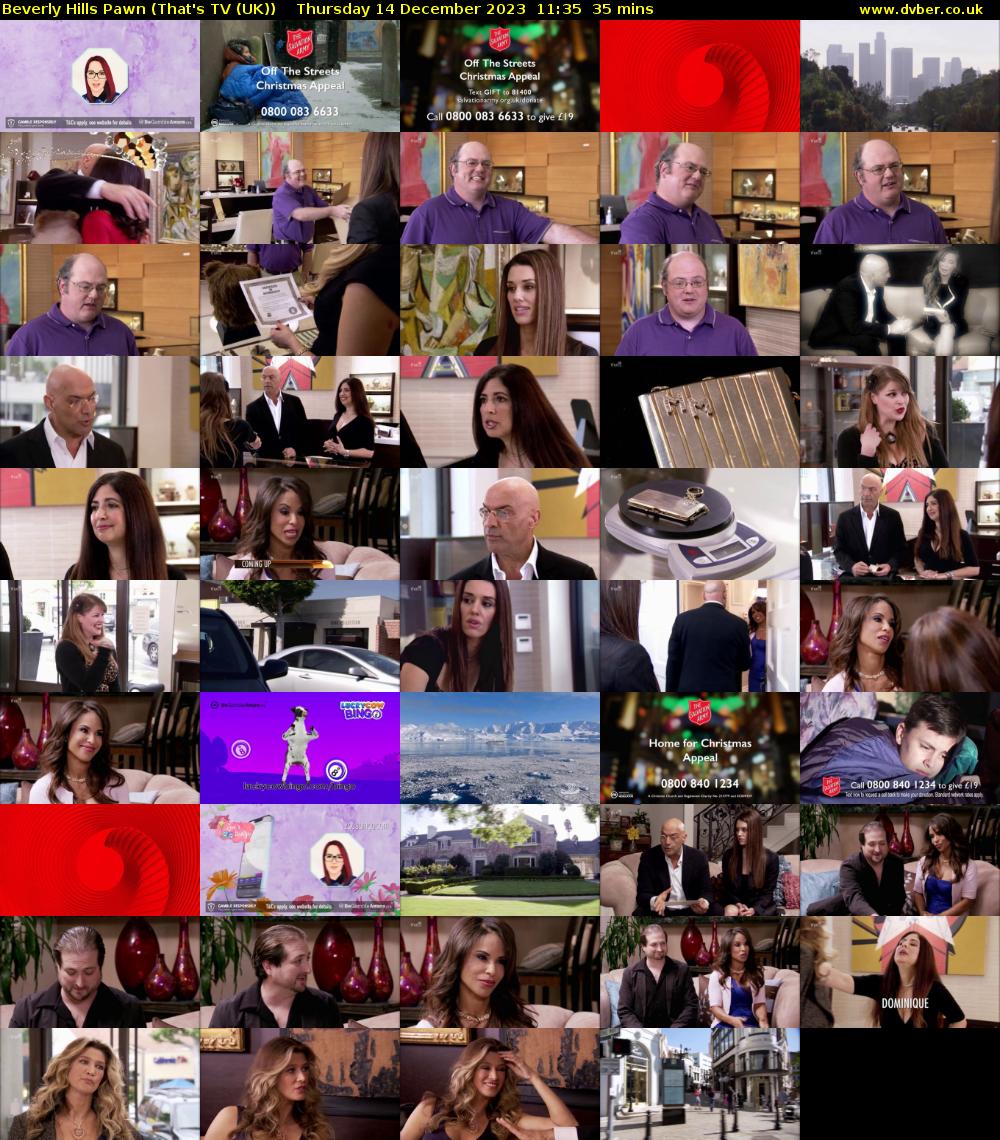 Beverly Hills Pawn (That's TV (UK)) Thursday 14 December 2023 11:35 - 12:10