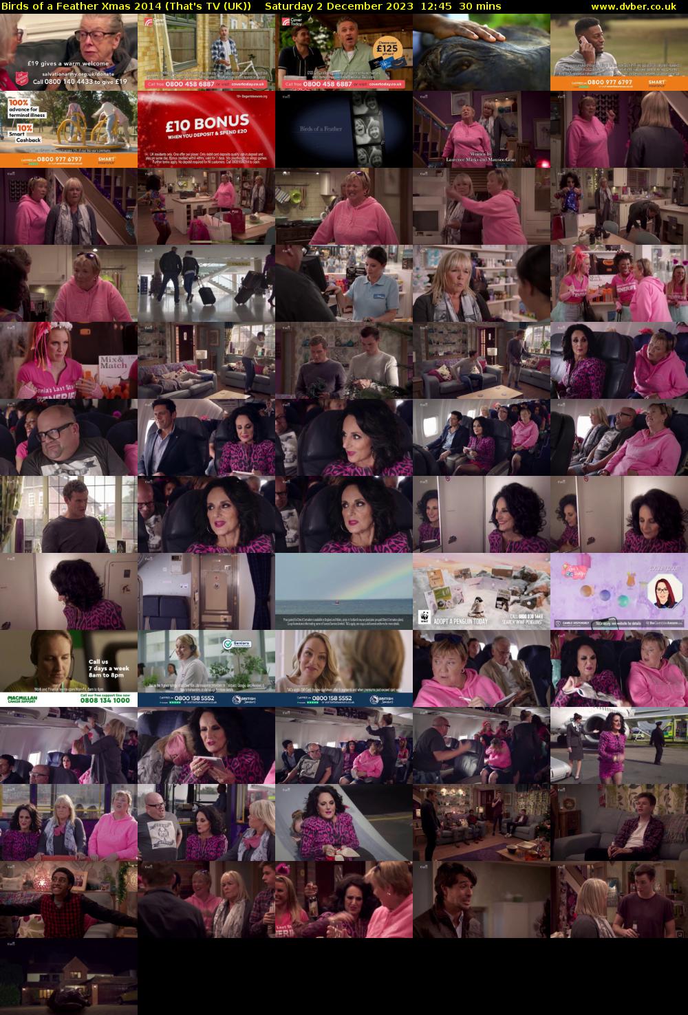 Birds of a Feather Xmas 2014 (That's TV (UK)) Saturday 2 December 2023 12:45 - 13:15