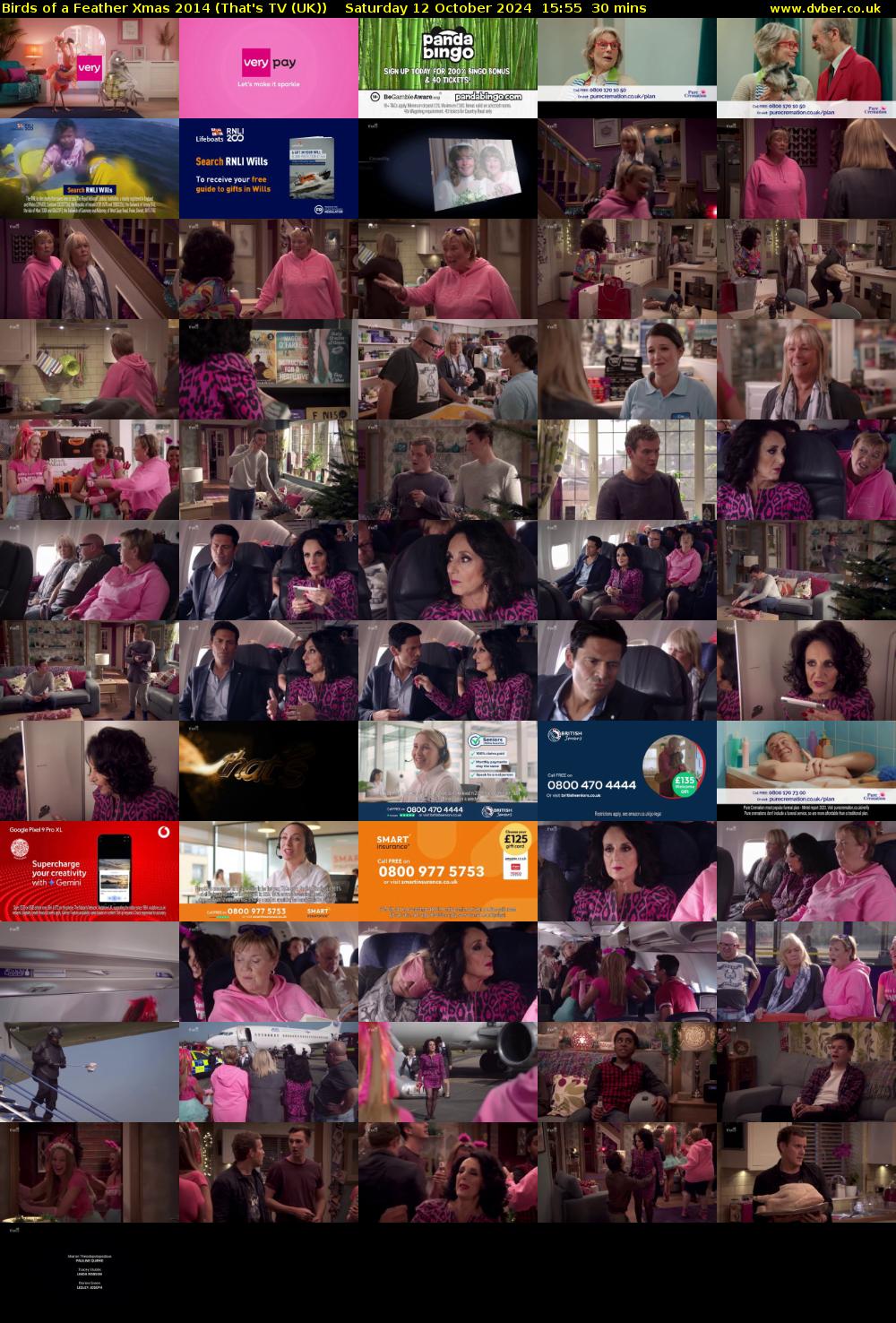 Birds of a Feather Xmas 2014 (That's TV (UK)) Saturday 12 October 2024 15:55 - 16:25