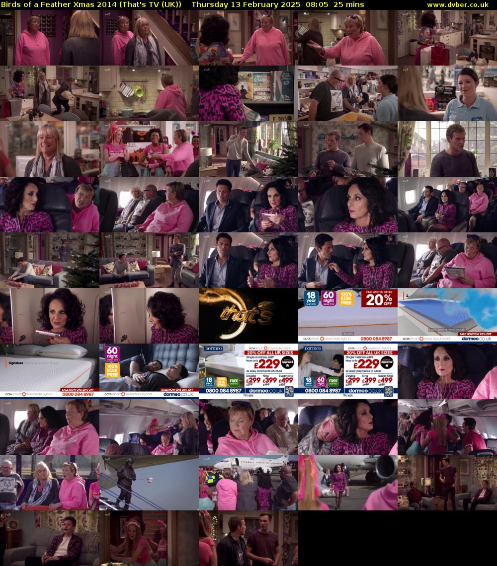 Birds of a Feather Xmas 2014 (That's TV (UK)) Thursday 13 February 2025 08:05 - 08:30