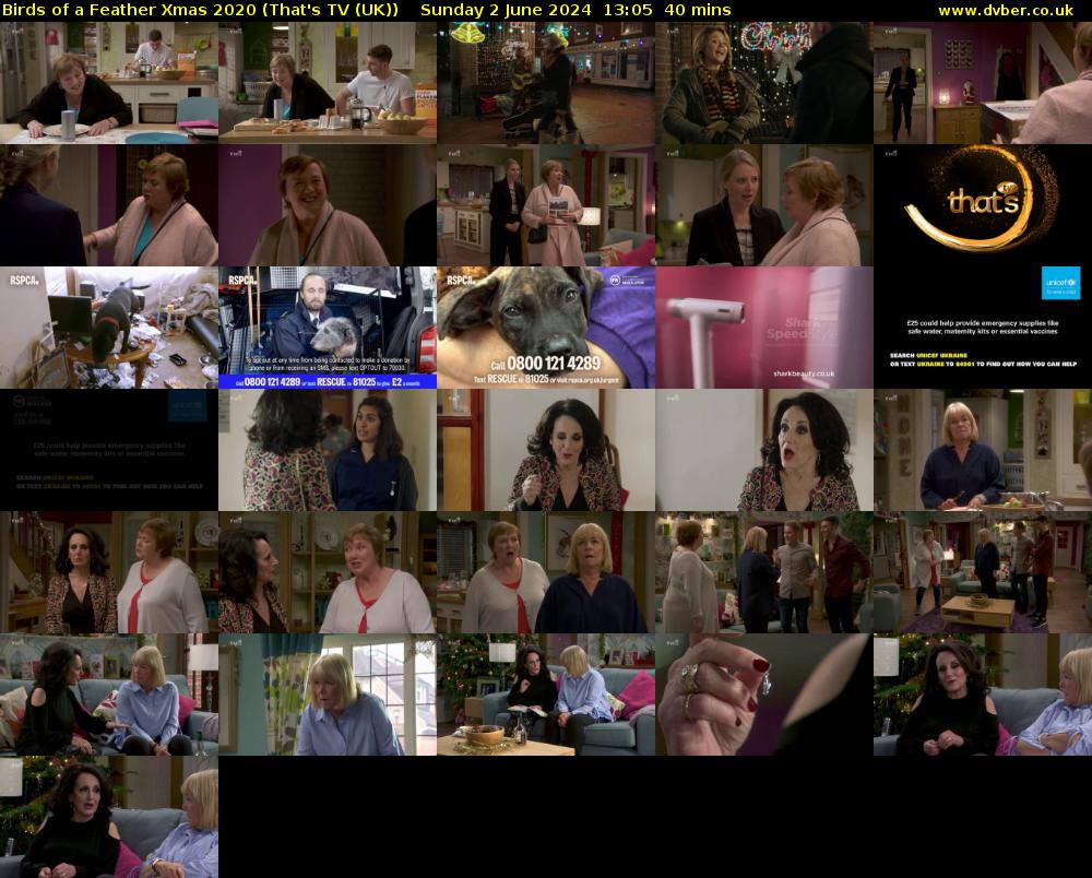 Birds of a Feather Xmas 2020 (That's TV (UK)) Sunday 2 June 2024 13:05 - 13:45