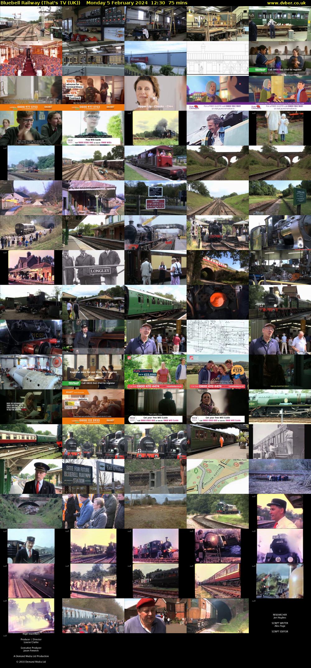 Bluebell Railway (That's TV (UK)) Monday 5 February 2024 12:30 - 13:45