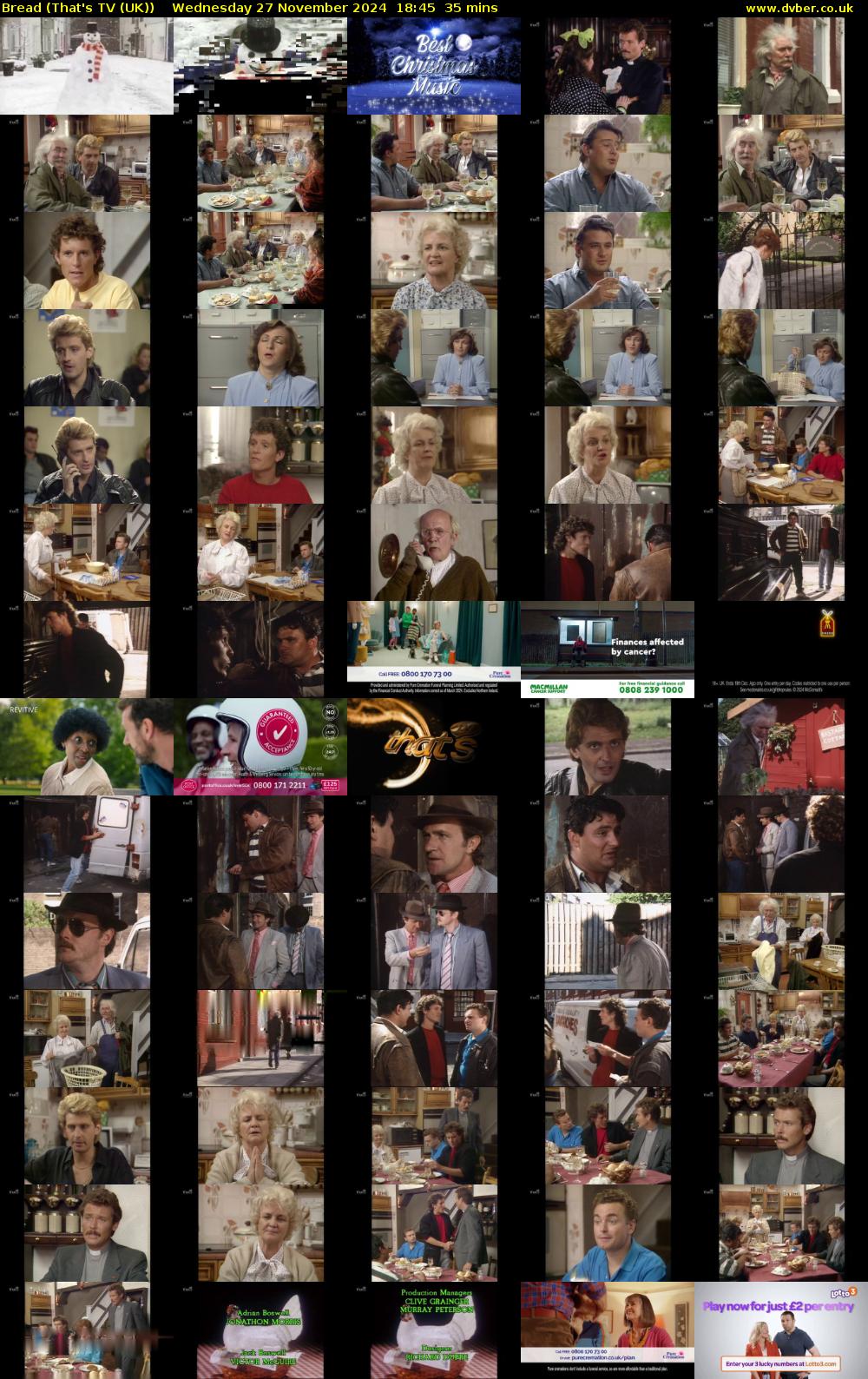 Bread (That's TV (UK)) Wednesday 27 November 2024 18:45 - 19:20